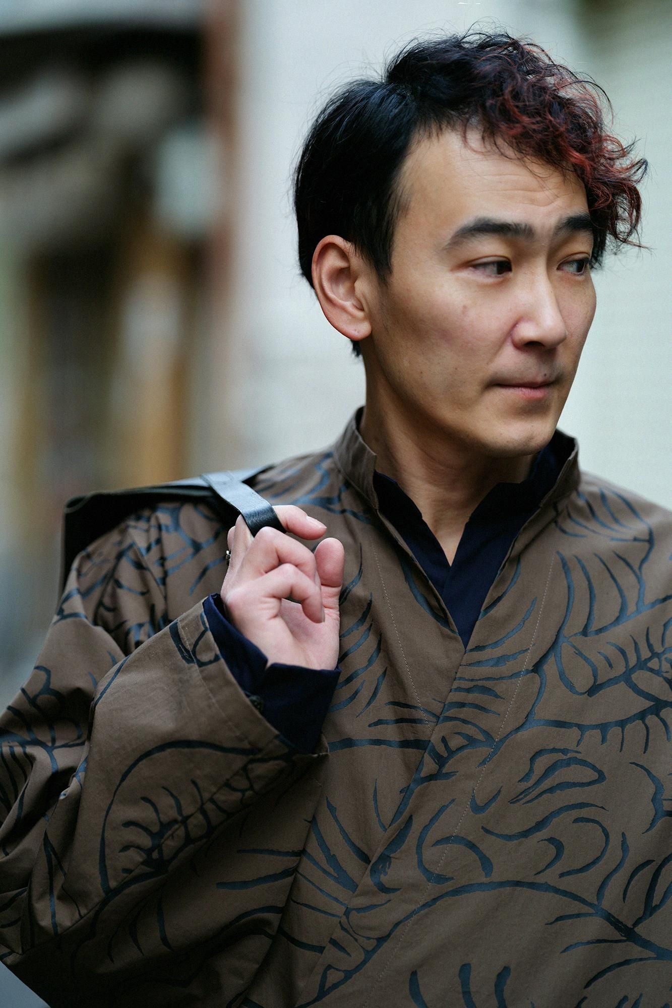 打字机布,制作工作服(Takami samue)/飞扬的大象,rakkocha