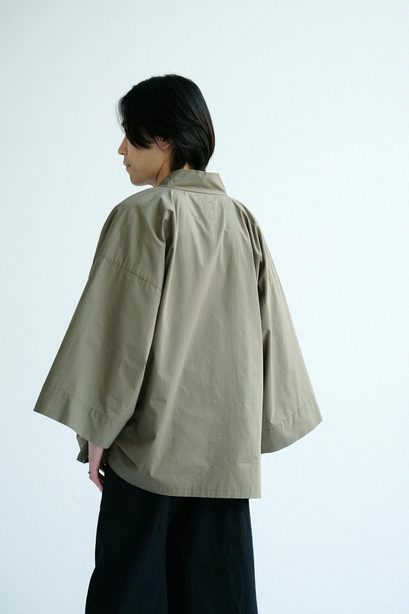 棉布風靡襯衣/茶褐色