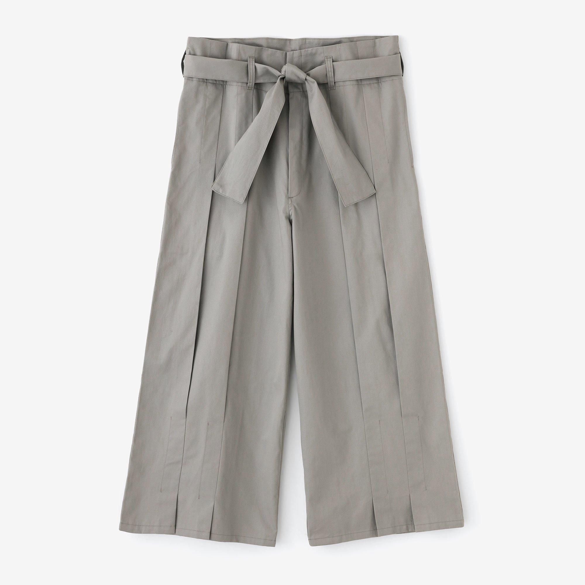 Twill Weave Hakama Pants / Dark Grey