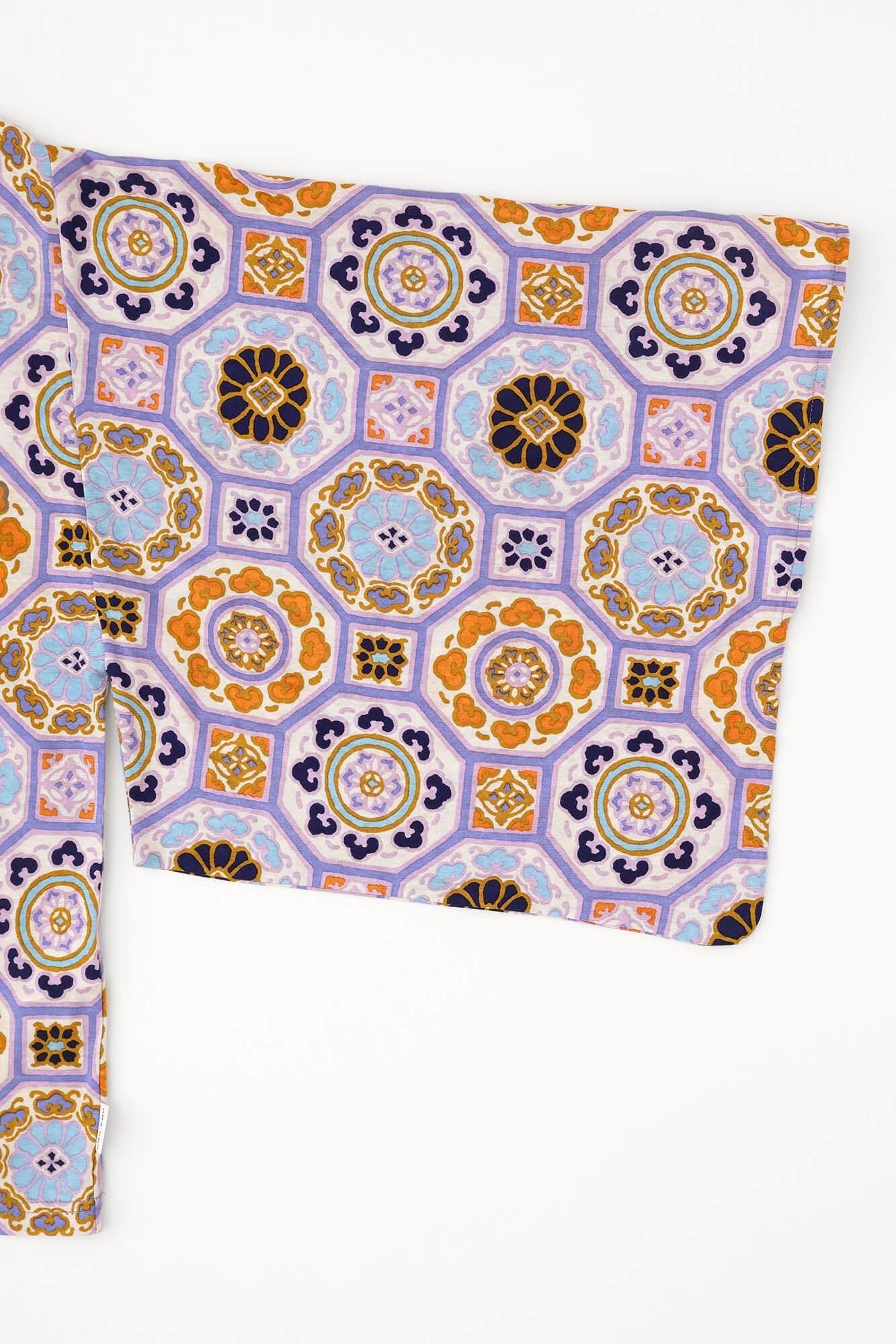 小袖上衣/華麗 紅藤色