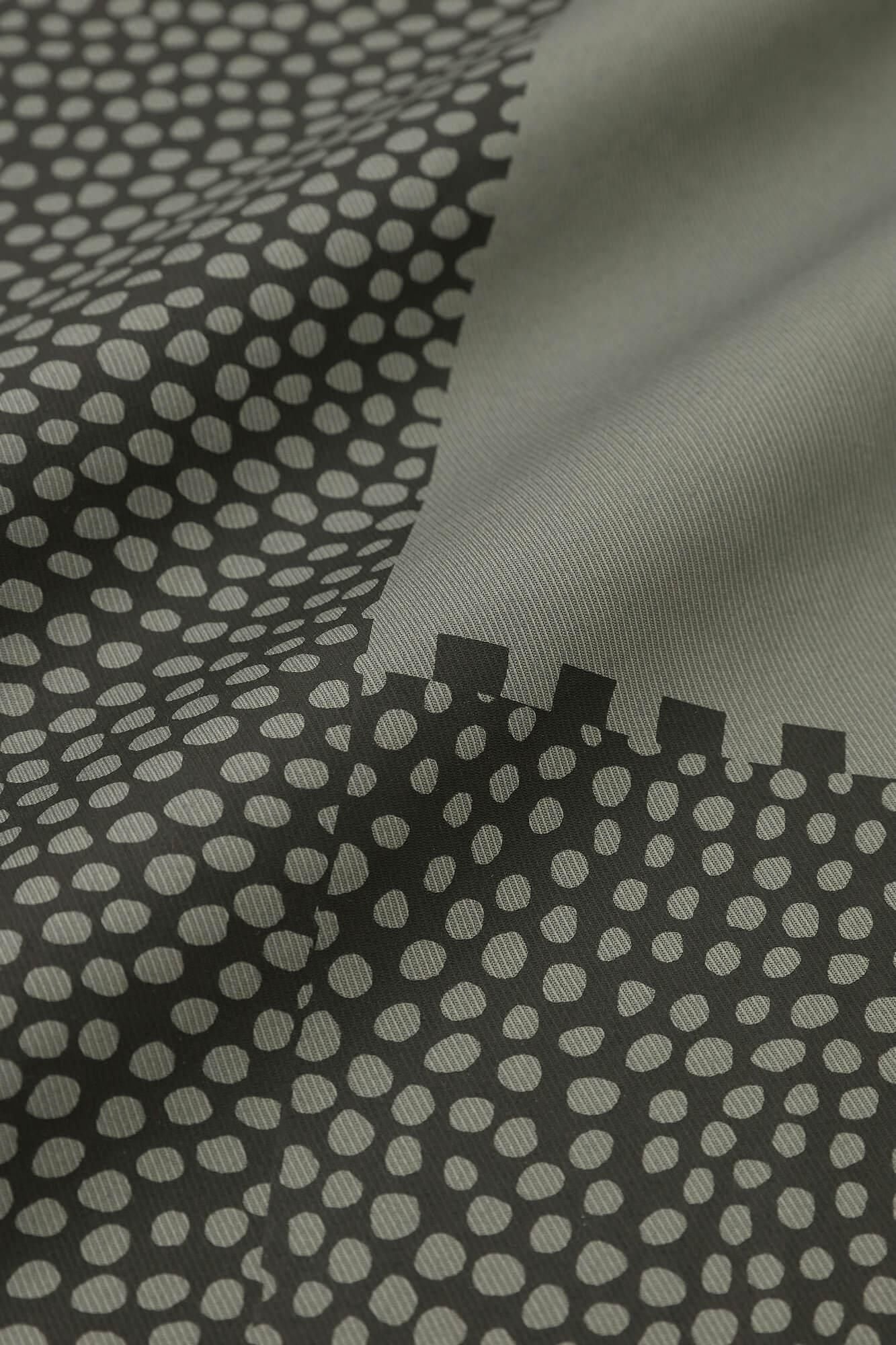 Square Pockets Monpe Pants Shin Reverse Twill Intervals Turtledove Color