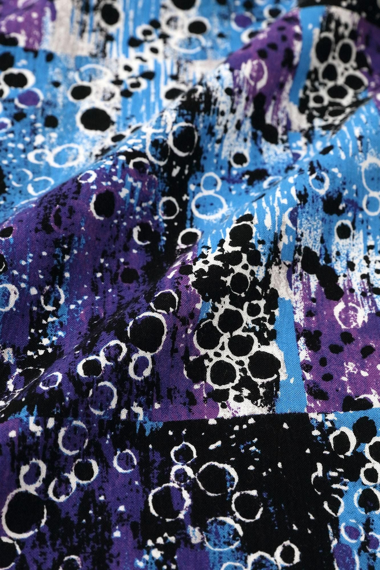 Chizimi Cotton 20/20 Long Fubi Kimono Shirt / Tenmoku