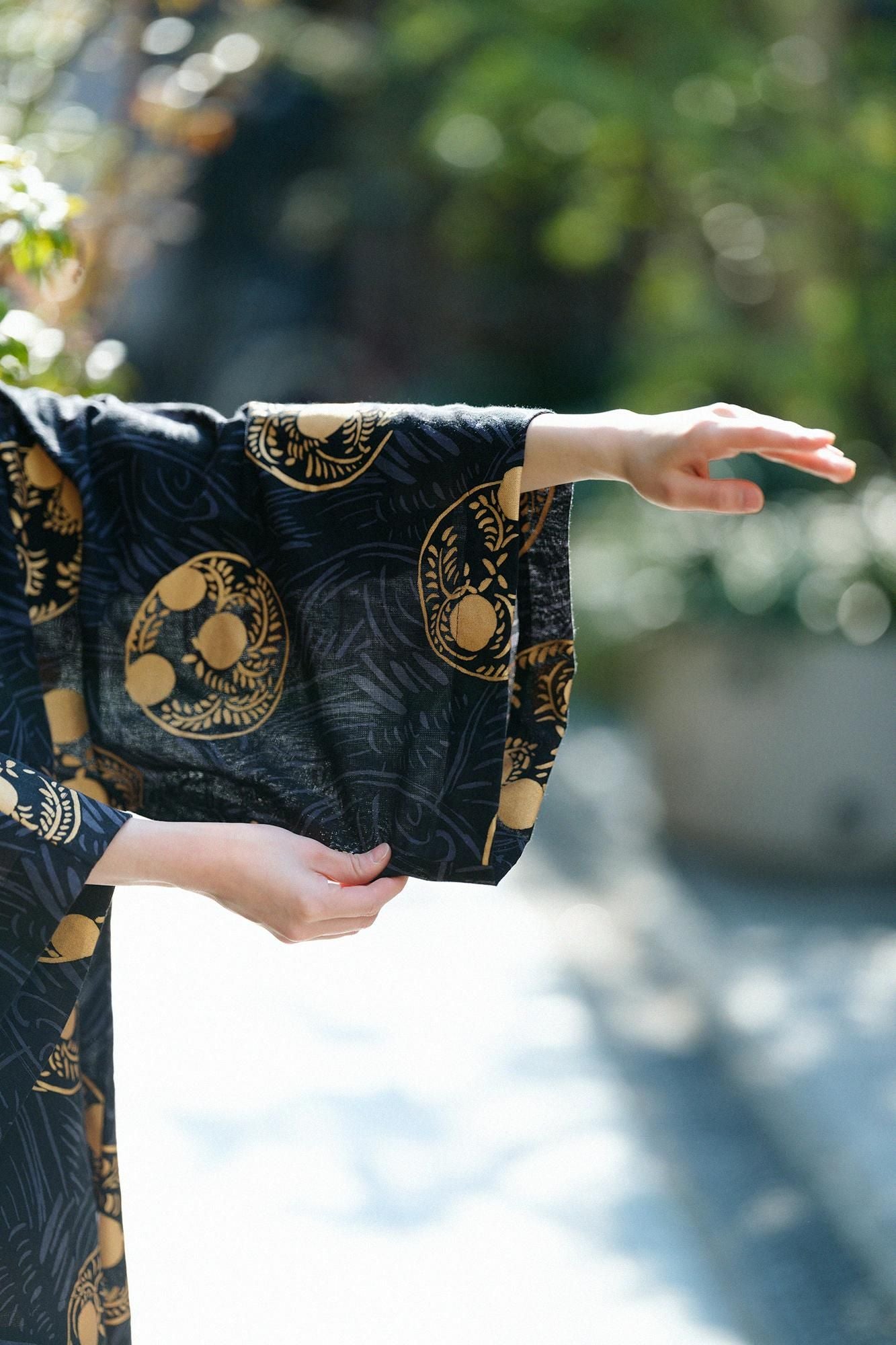 知多木棉 文 大帷 上衣/草紋