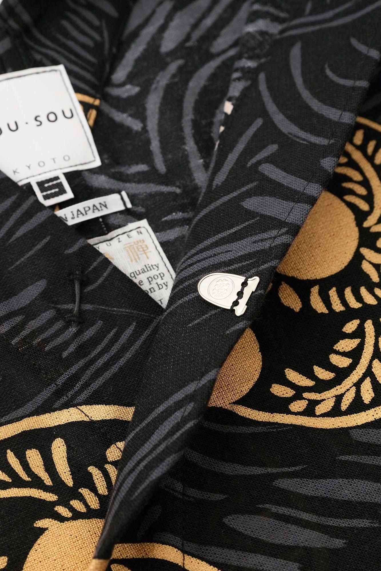 知多木棉 文 大帷 上衣/草紋