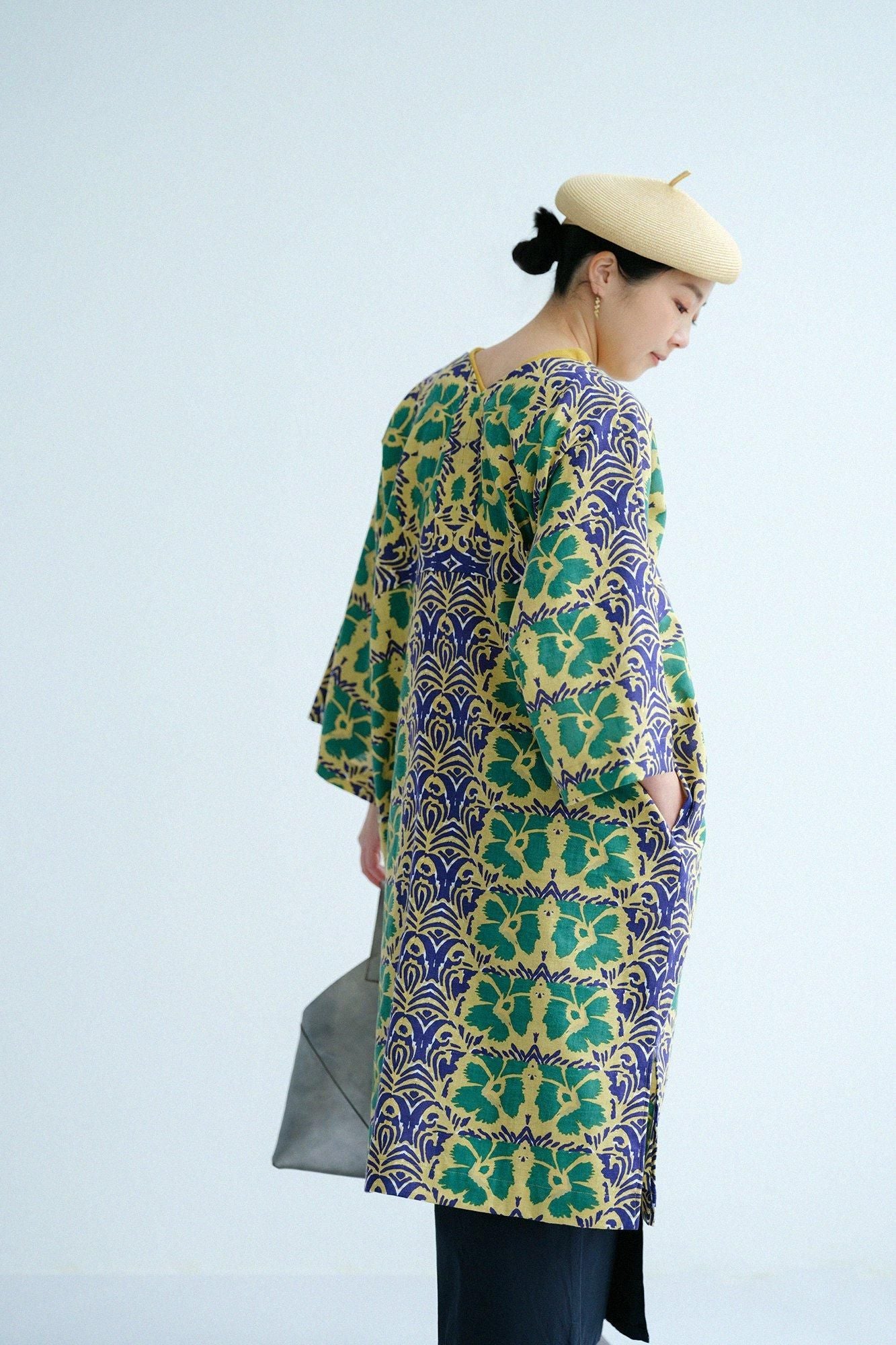 伊勢木棉 文 大帷洋裝/唐撫子