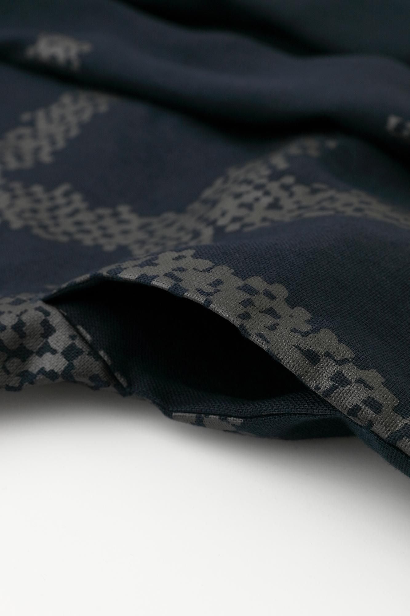 Asa,Mojiri袖子,单身,Hitoe/Ganjigarame,深蓝色