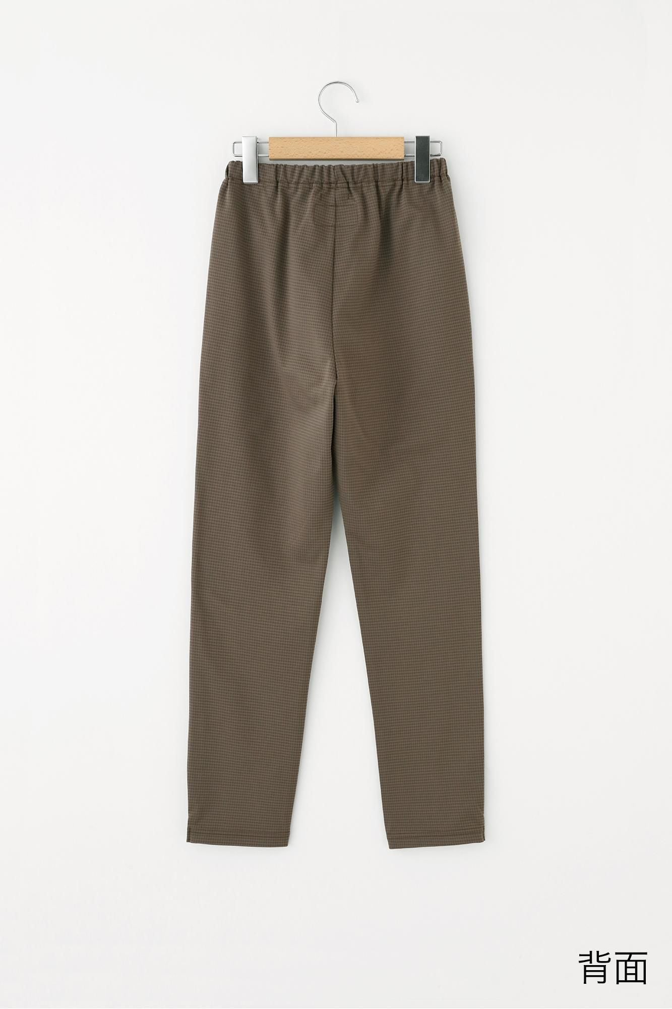 Hahnentrittmuster (Chidori Koshiami), schmale Form (Hosonari), Enyuu Wear/Kobicha (Liebestee)