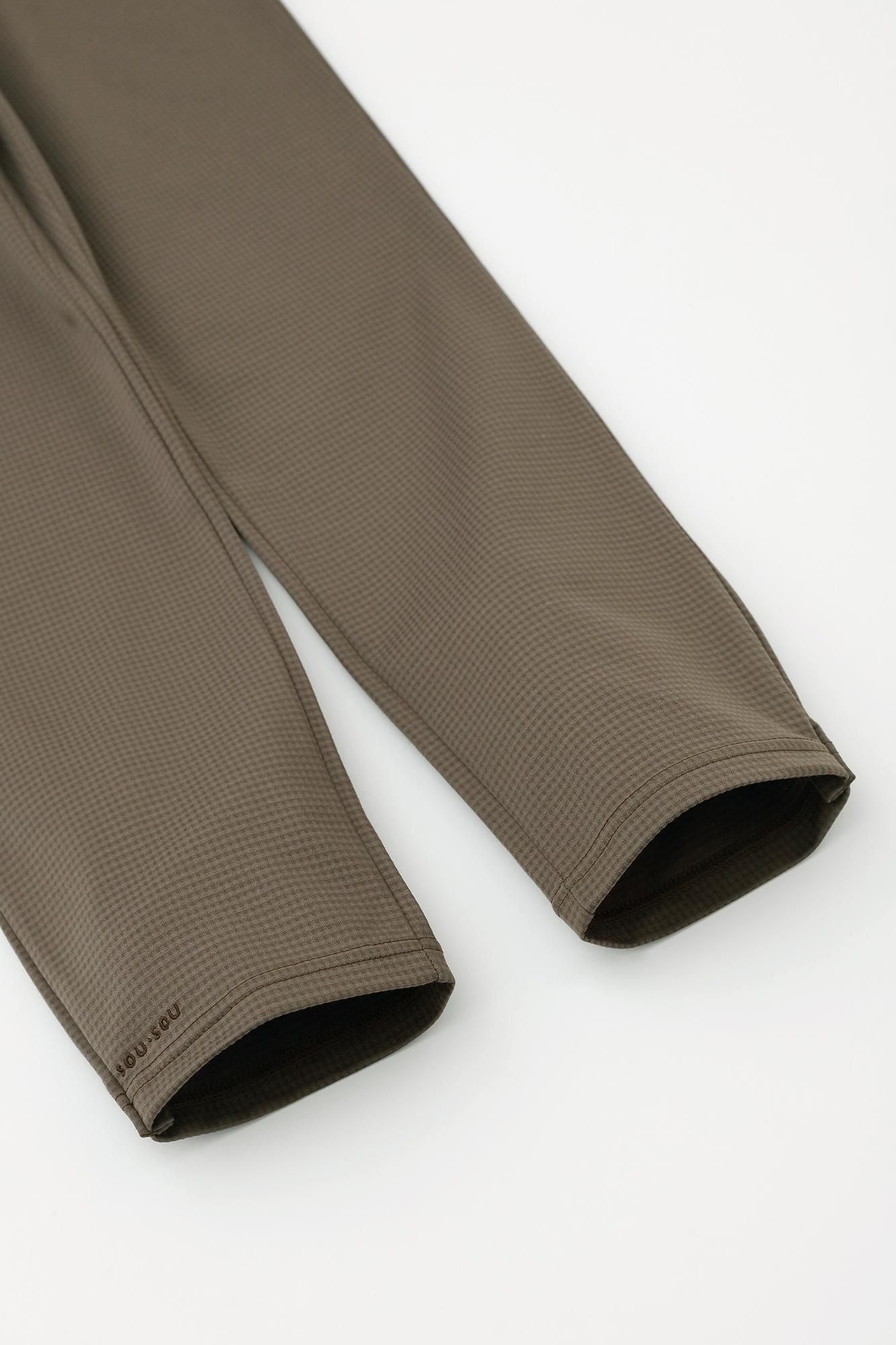 Hahnentrittmuster (Chidori Koshiami), schmale Form (Hosonari), Enyuu Wear/Kobicha (Liebestee)