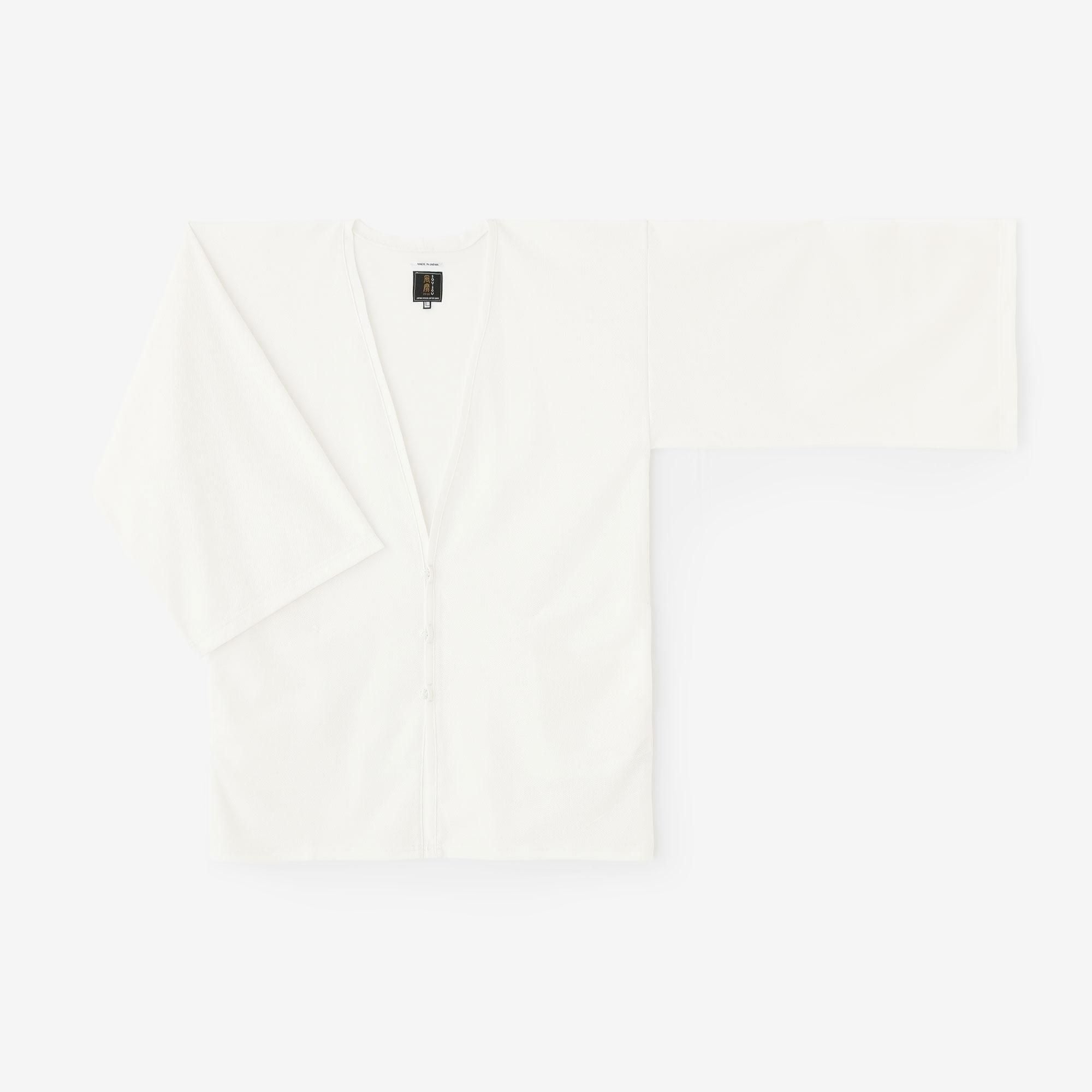 Cotton X Coolmax (R) 하치스아미 세다후우비(전율)/흰색