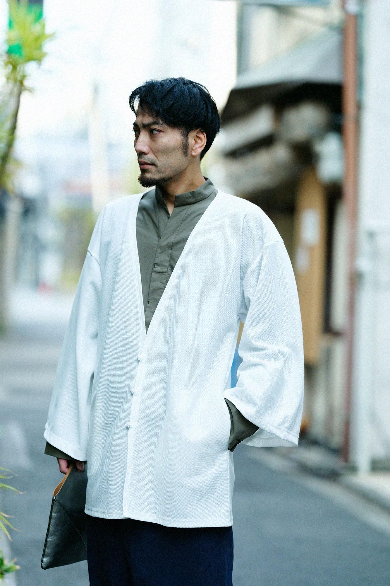 Cotton X Coolmax (R) 하치스아미 세다후우비(전율)/흰색