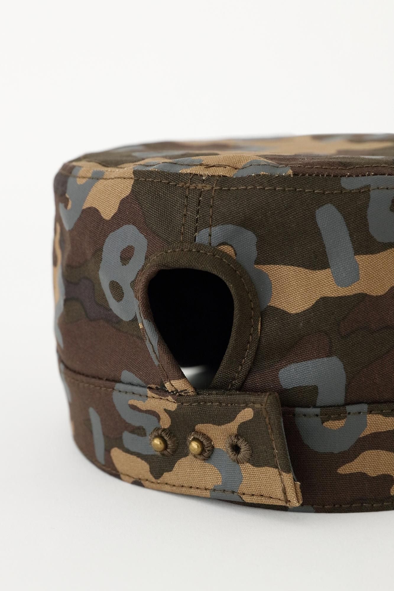 コットンキャンバス BIKEワークキャップ/camo SO-SU-U昆(こん) 上下 (しょうか) 桑染 (くわぞめ)