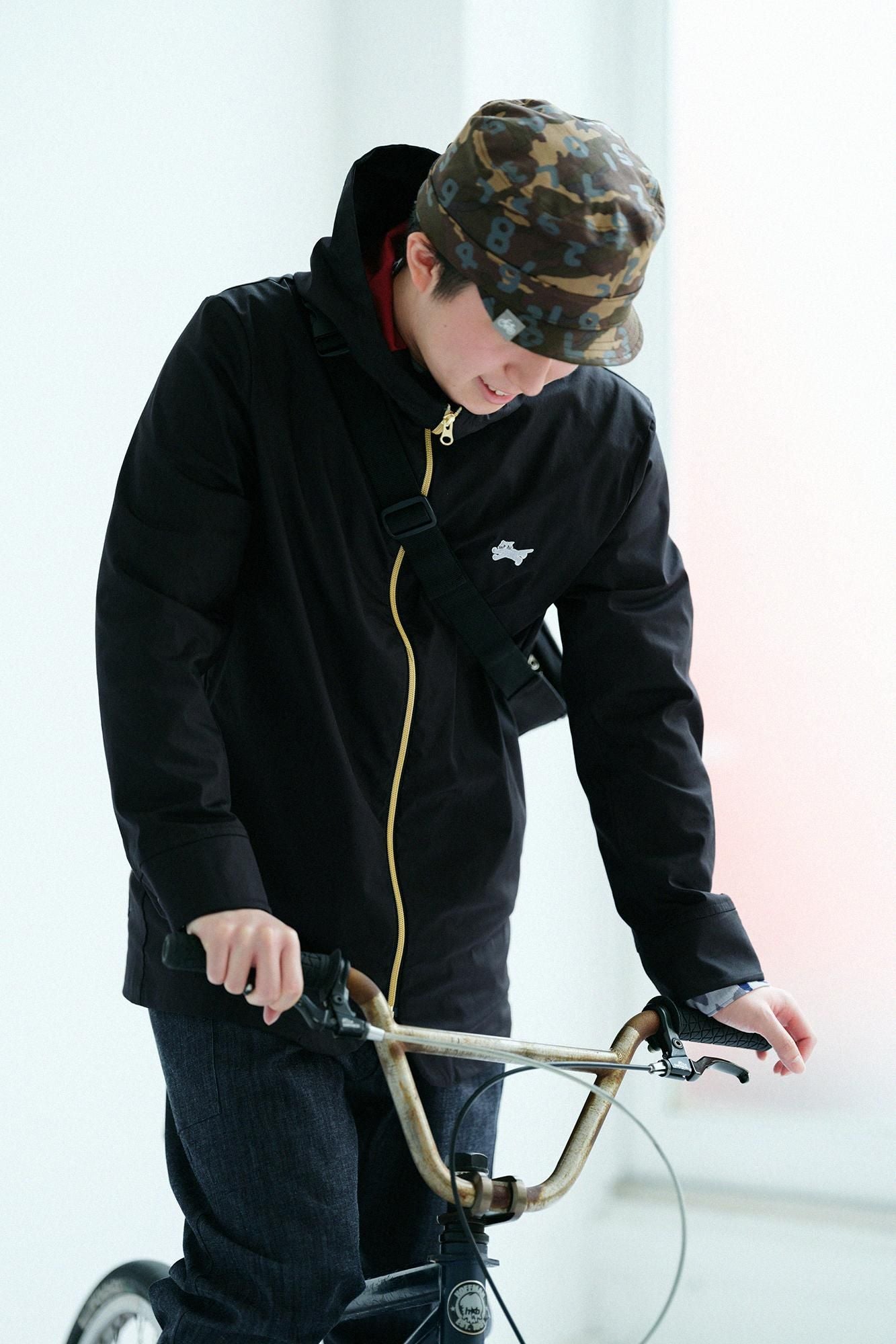 コットンキャンバス BIKEワークキャップ/camo SO-SU-U昆(こん) 上下 (しょうか) 桑染 (くわぞめ)