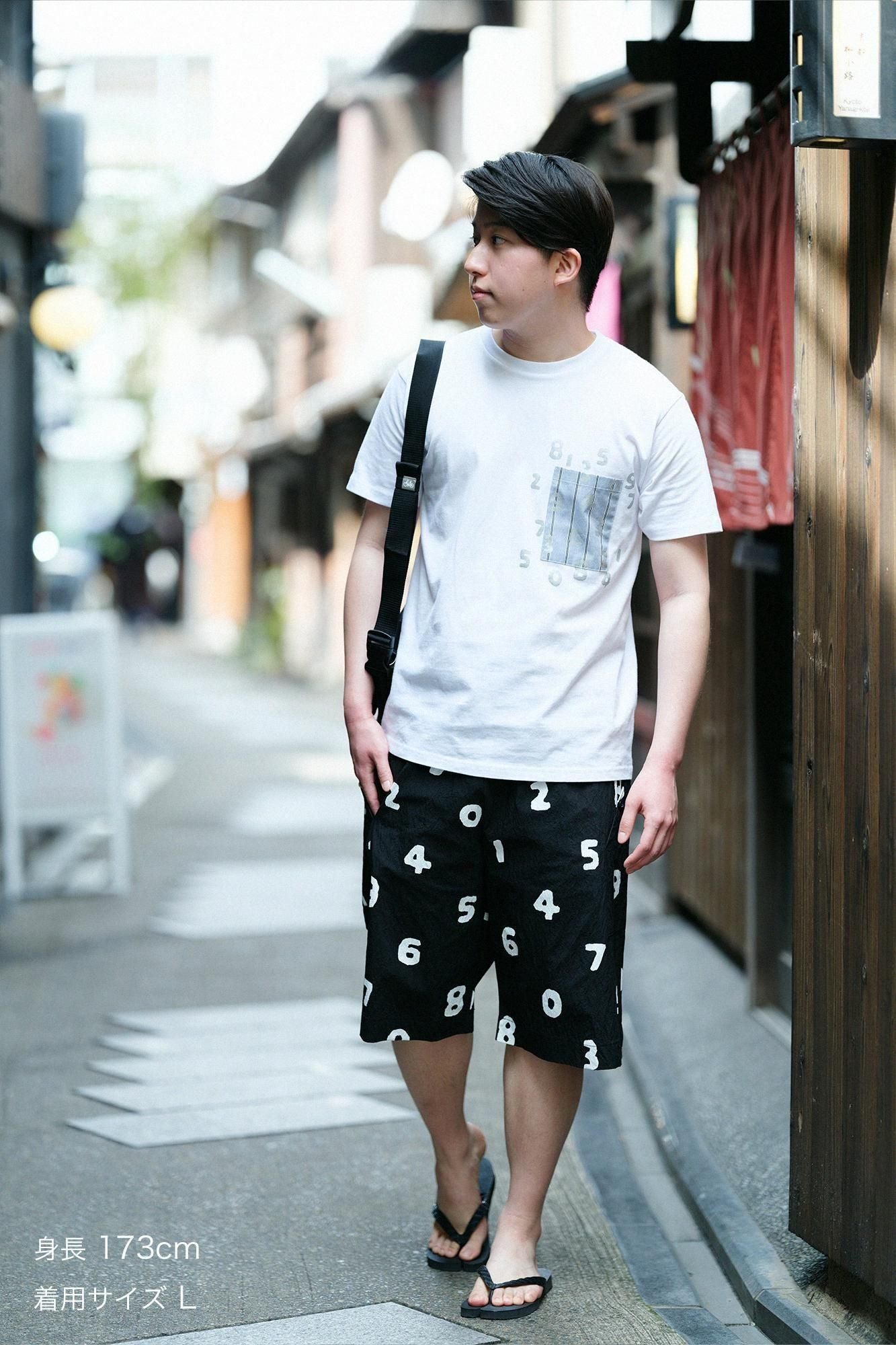 Typewriter Cloth BIKE Shorts / SO-SU-U Black