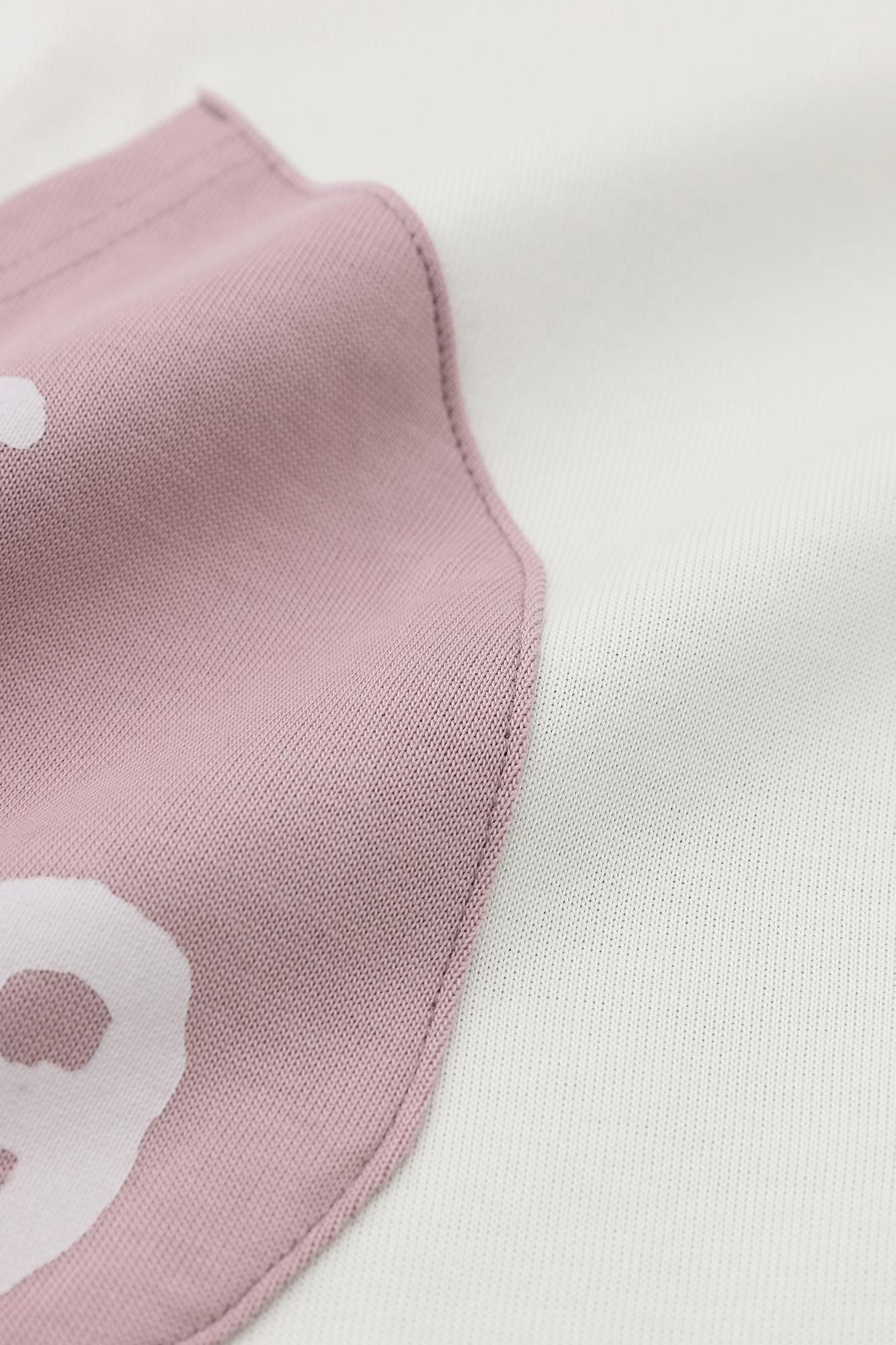 強撚扭曲平針織船領上衣/白色× SO-SU-U十數