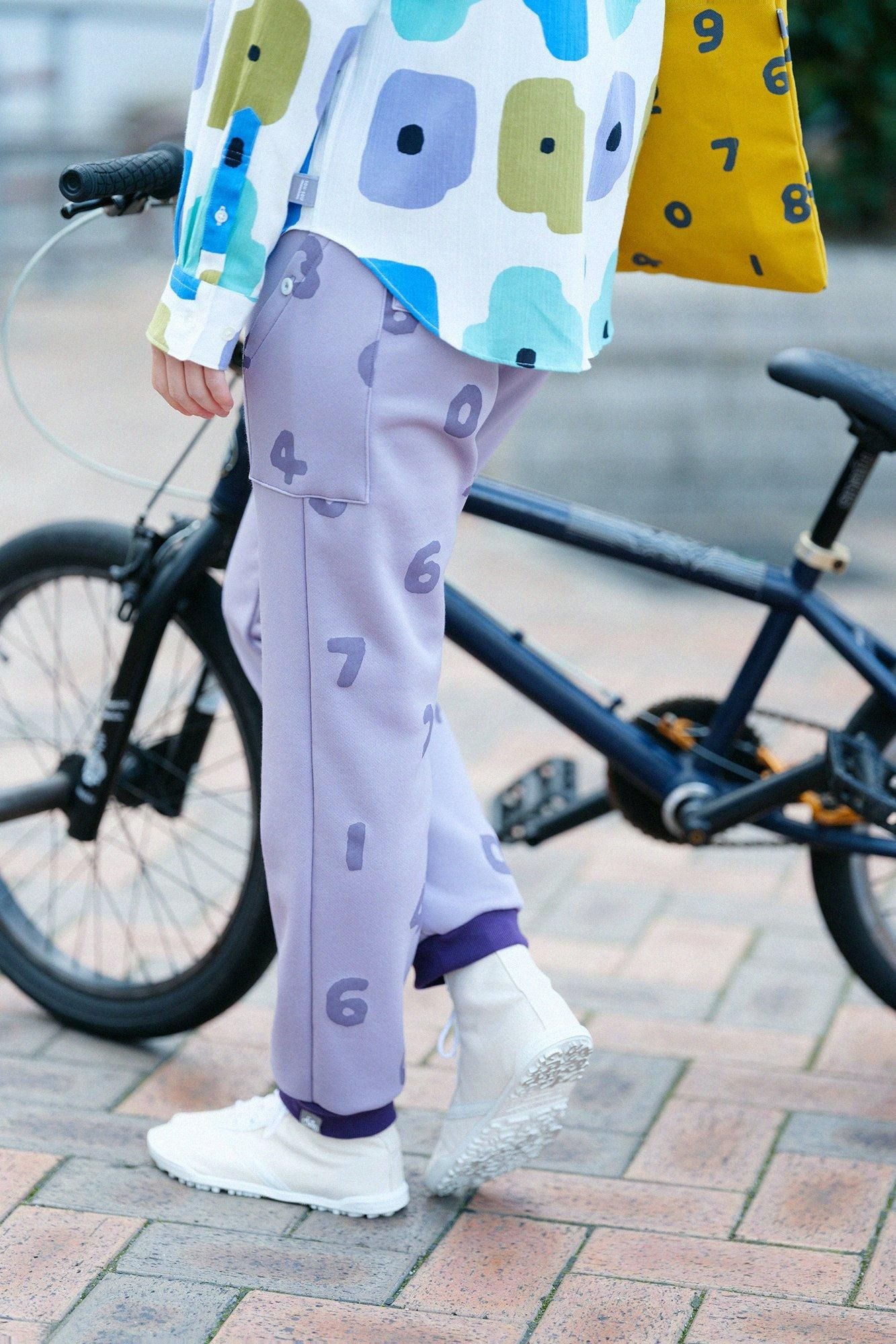 Latch Pile Knit BIKE Pants/llaBeModern.Da ×SO-SU-U