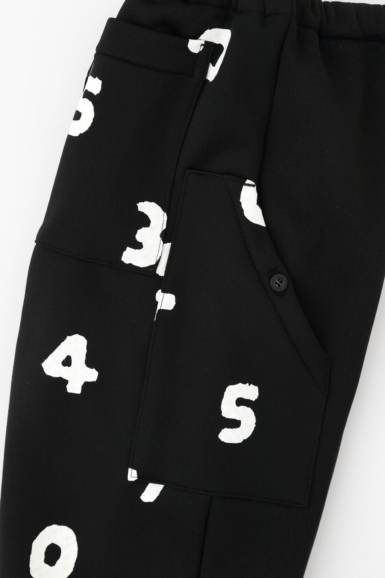 Latch Pile Knit BIKE Pants / Black x SO-SU-U