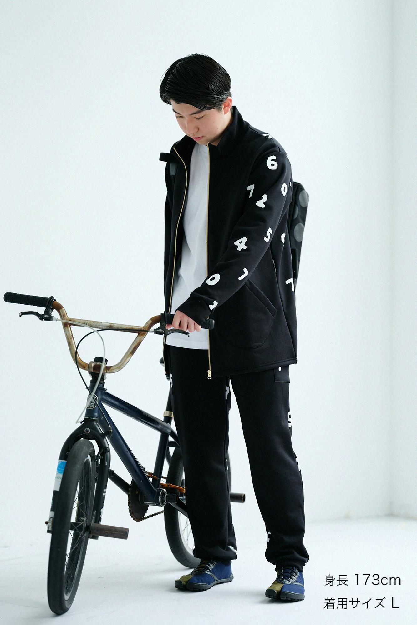 Latch Pile Knit BIKE Pants / Black x SO-SU-U