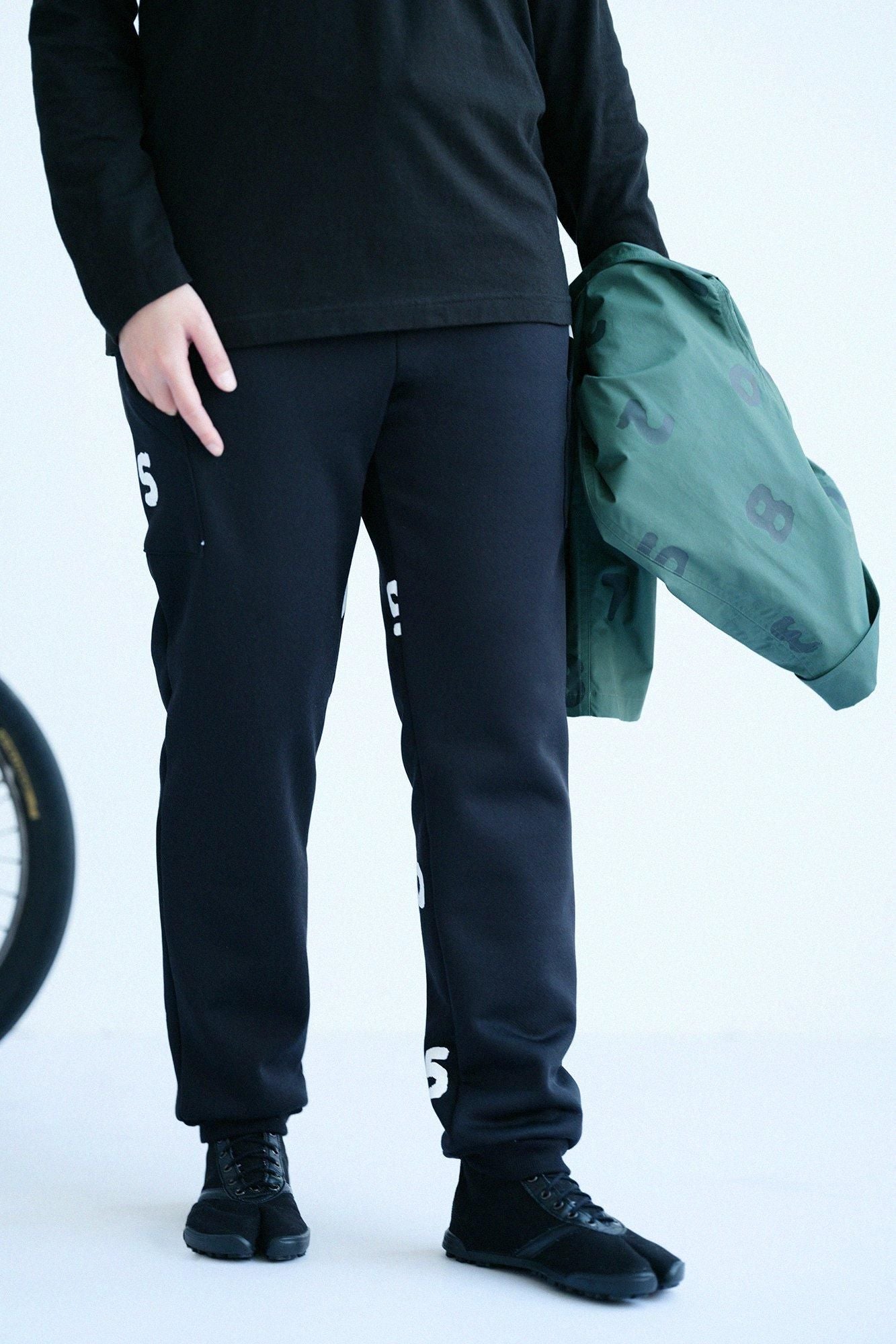 Latch Pile Knit BIKE Pants / Black x SO-SU-U