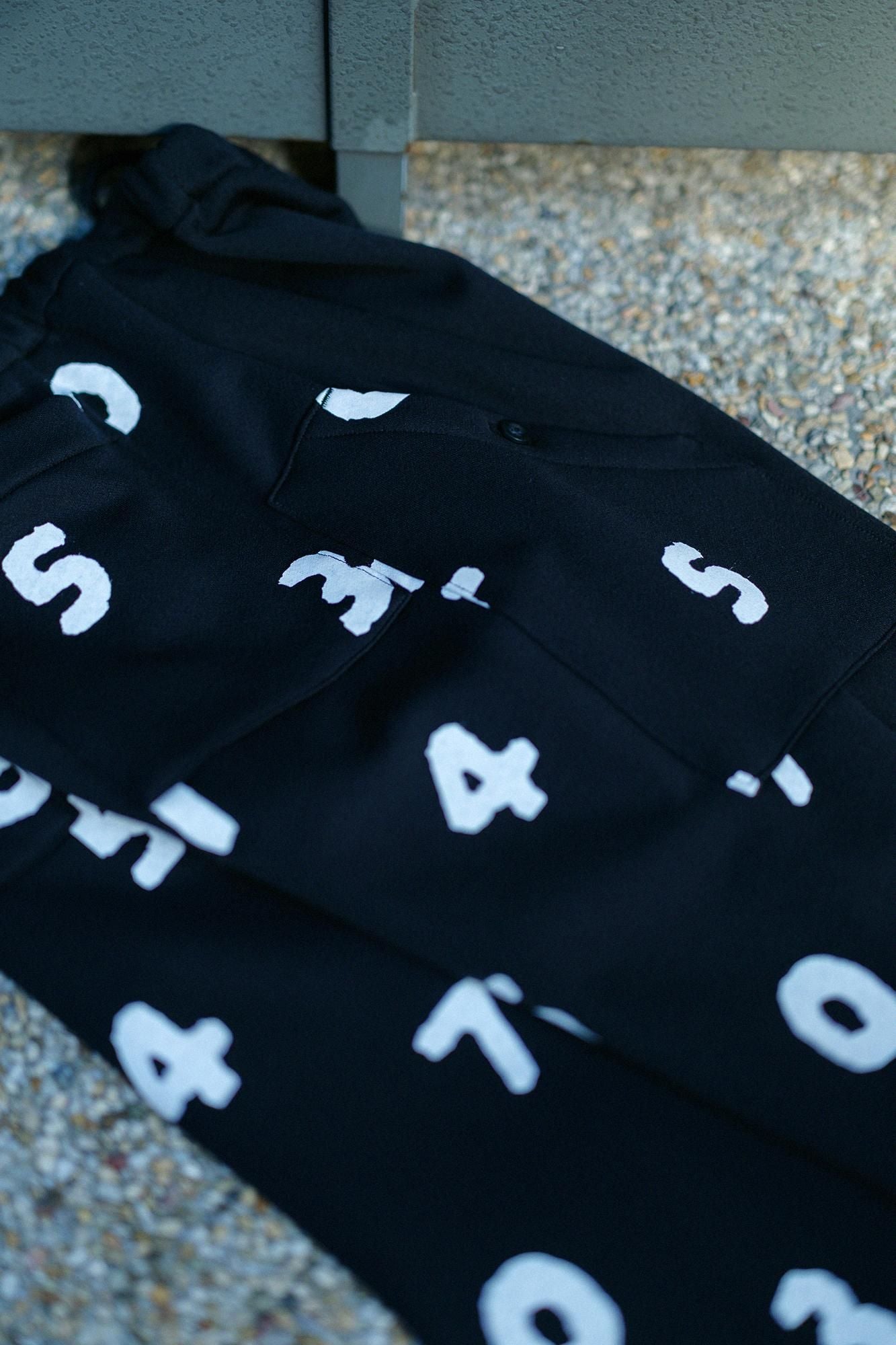 Latch Pile Knit BIKE Pants / Black x SO-SU-U