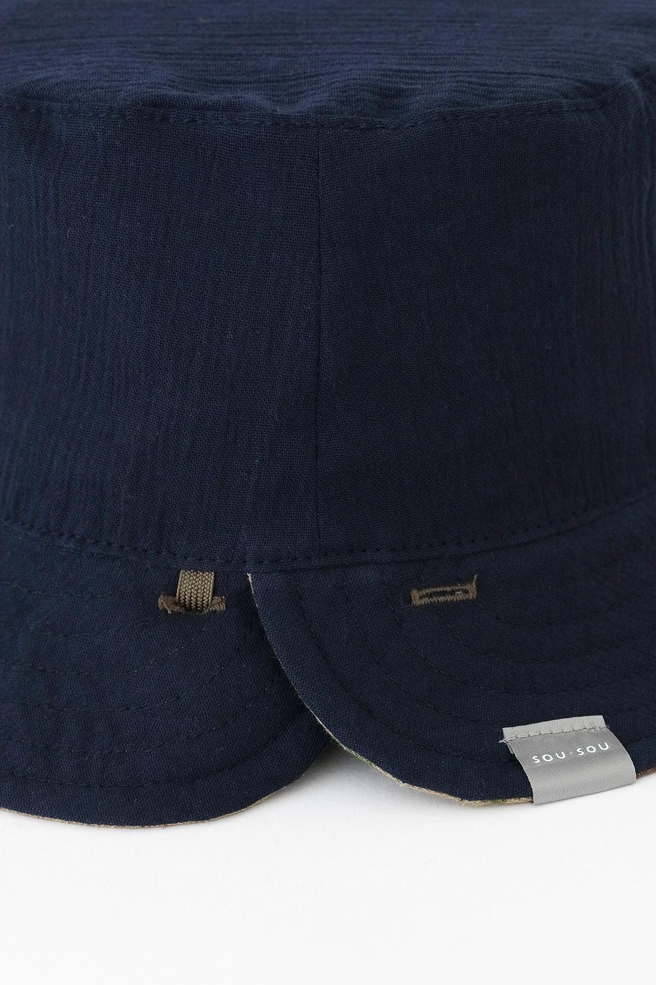 麻斜紋織 雙面用BIKE 帽子/獵鴨迷彩SO-SU-U十數 灰棕色