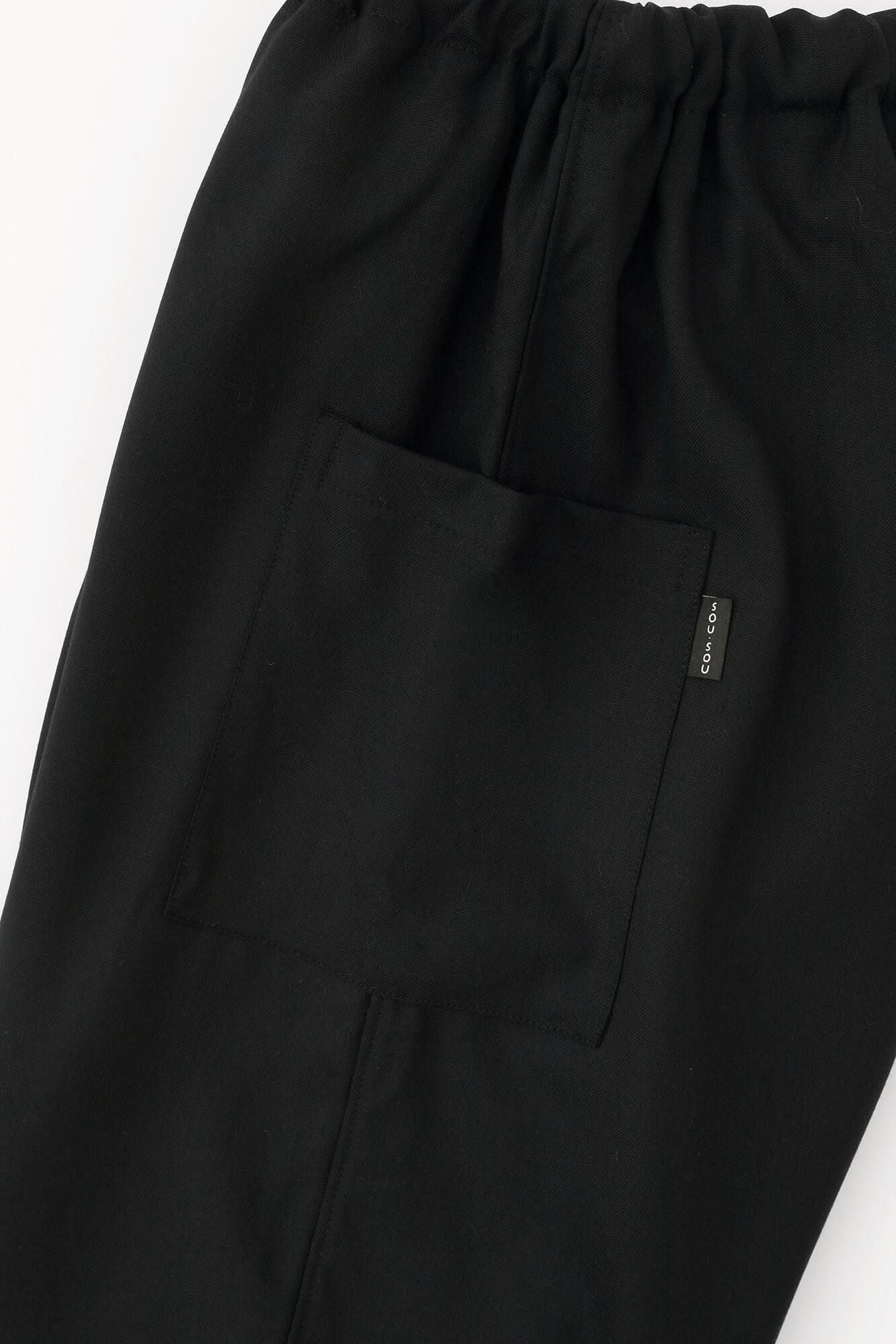 梳毛(そもう) 裁付(たっつけ)えんゆう穿き/濡羽色(ぬればいろ)