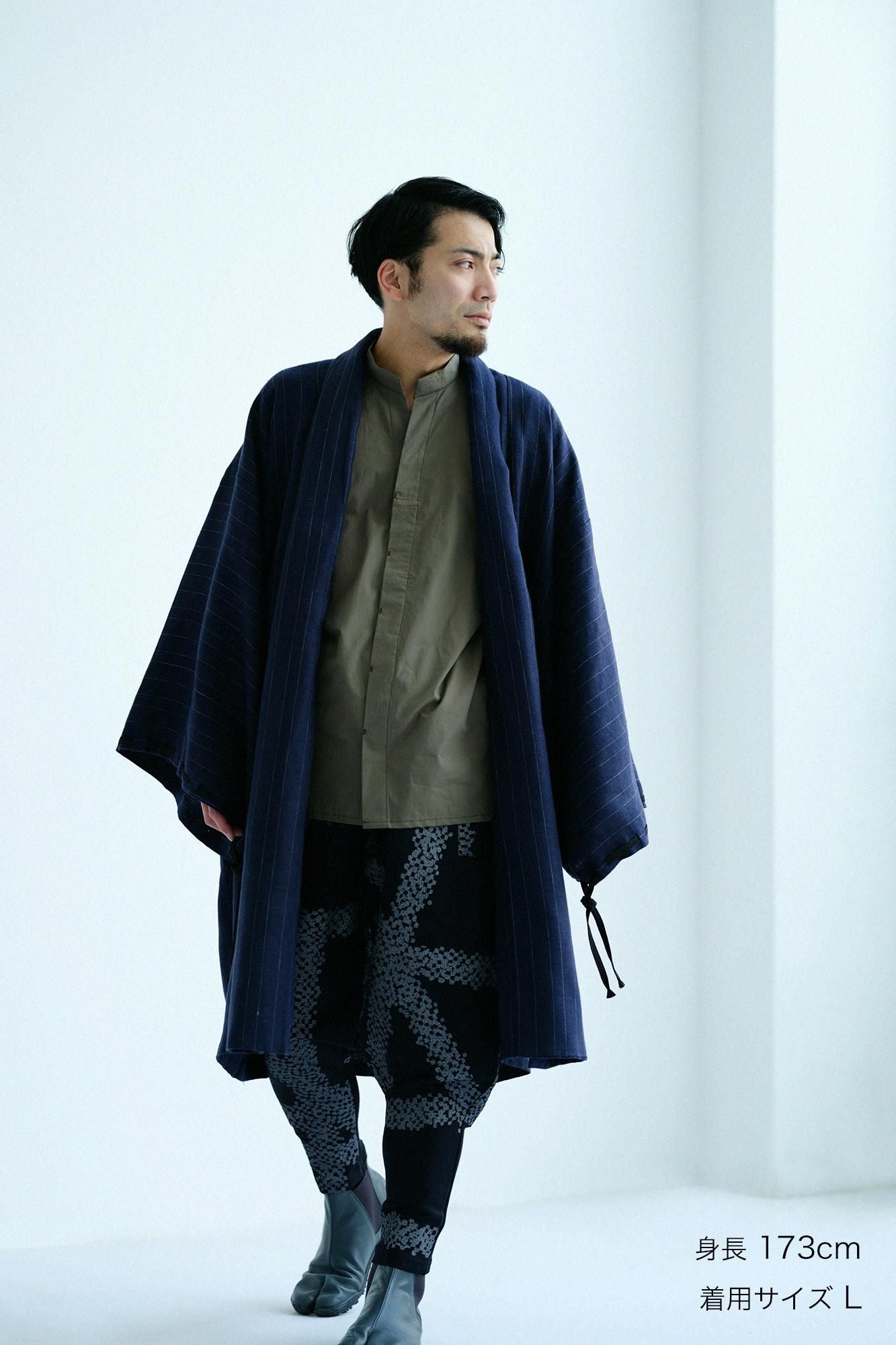 麻人造絲 多臂織 哈倫褲/五花大綁 黑色