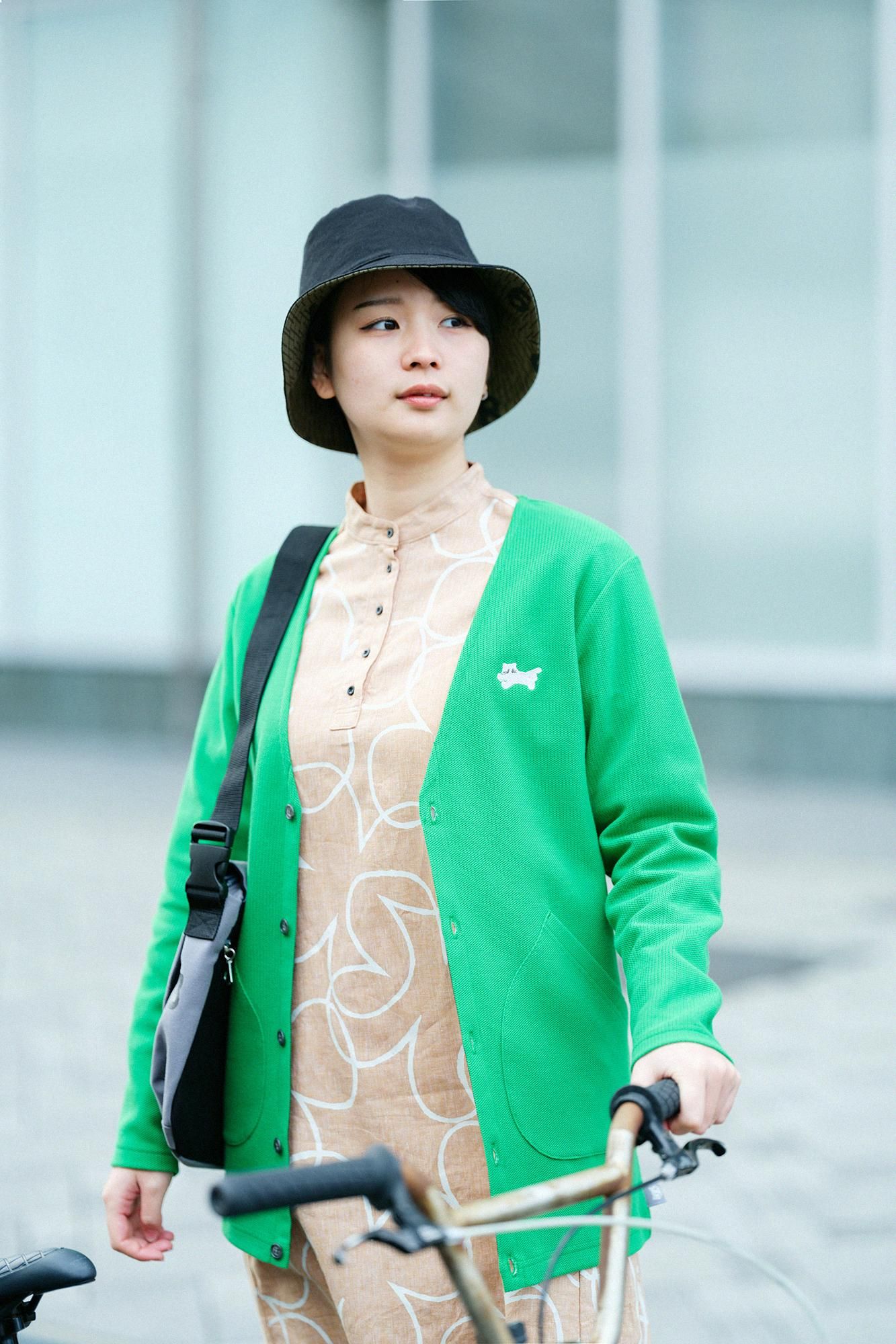 KanoGorgeousNiTsuTo V-neck L/S cardigaModern./green