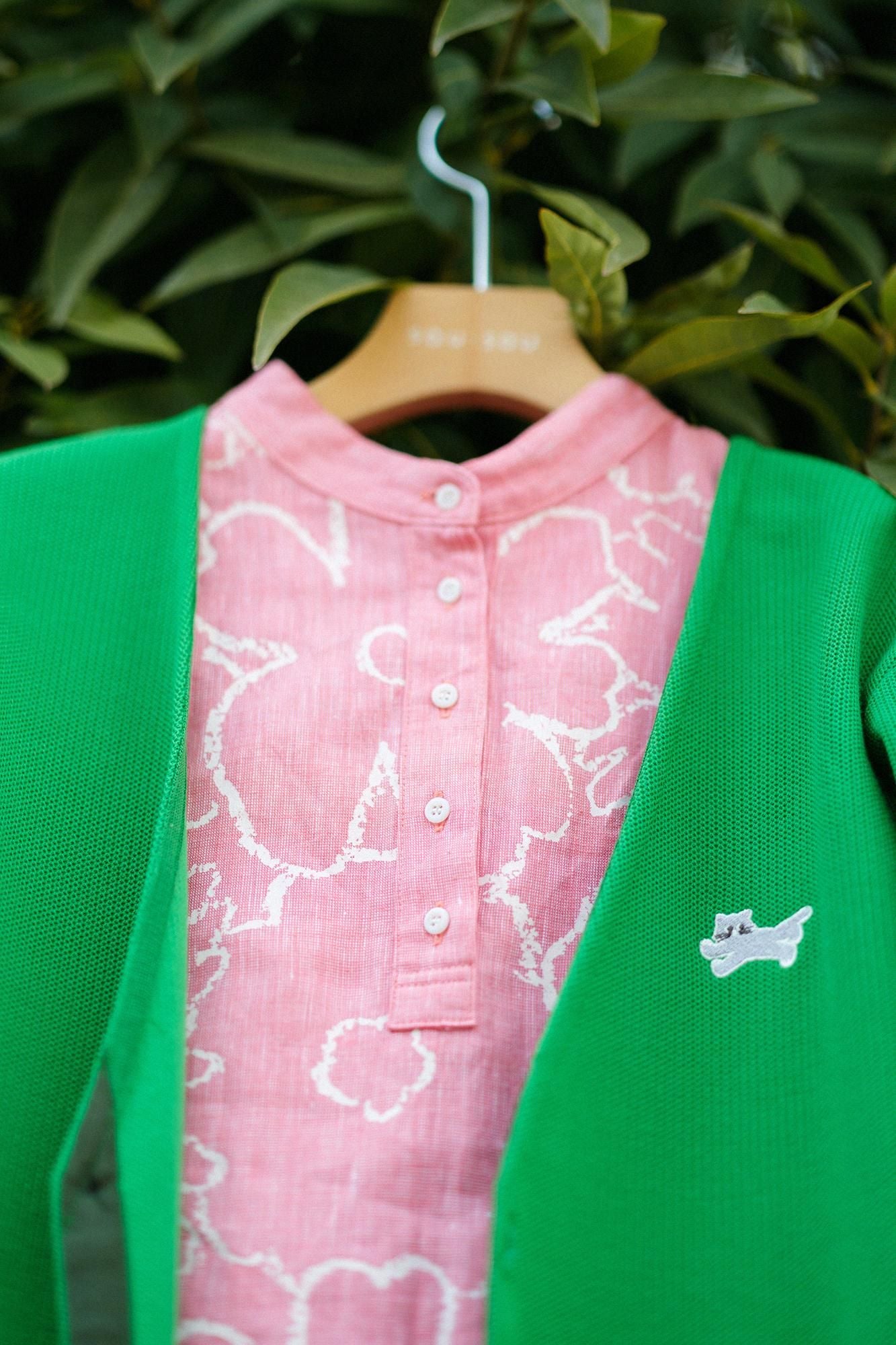 KanoGorgeousNiTsuTo V-neck L/S cardigaModern./green