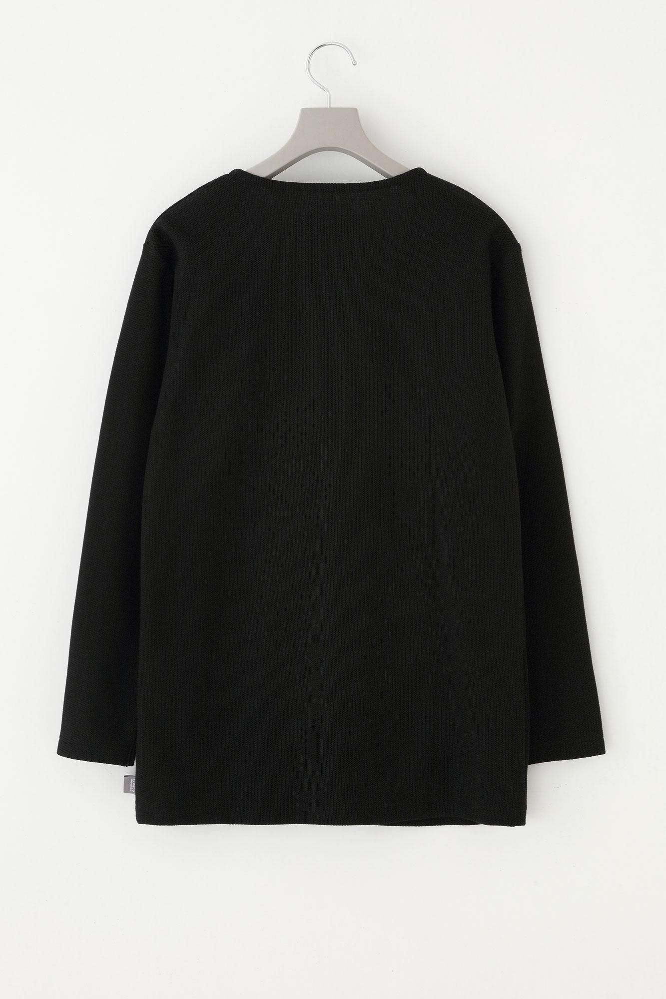 【仅限网购】Kanoko 针织 V 领 L/S 开衫/黑色