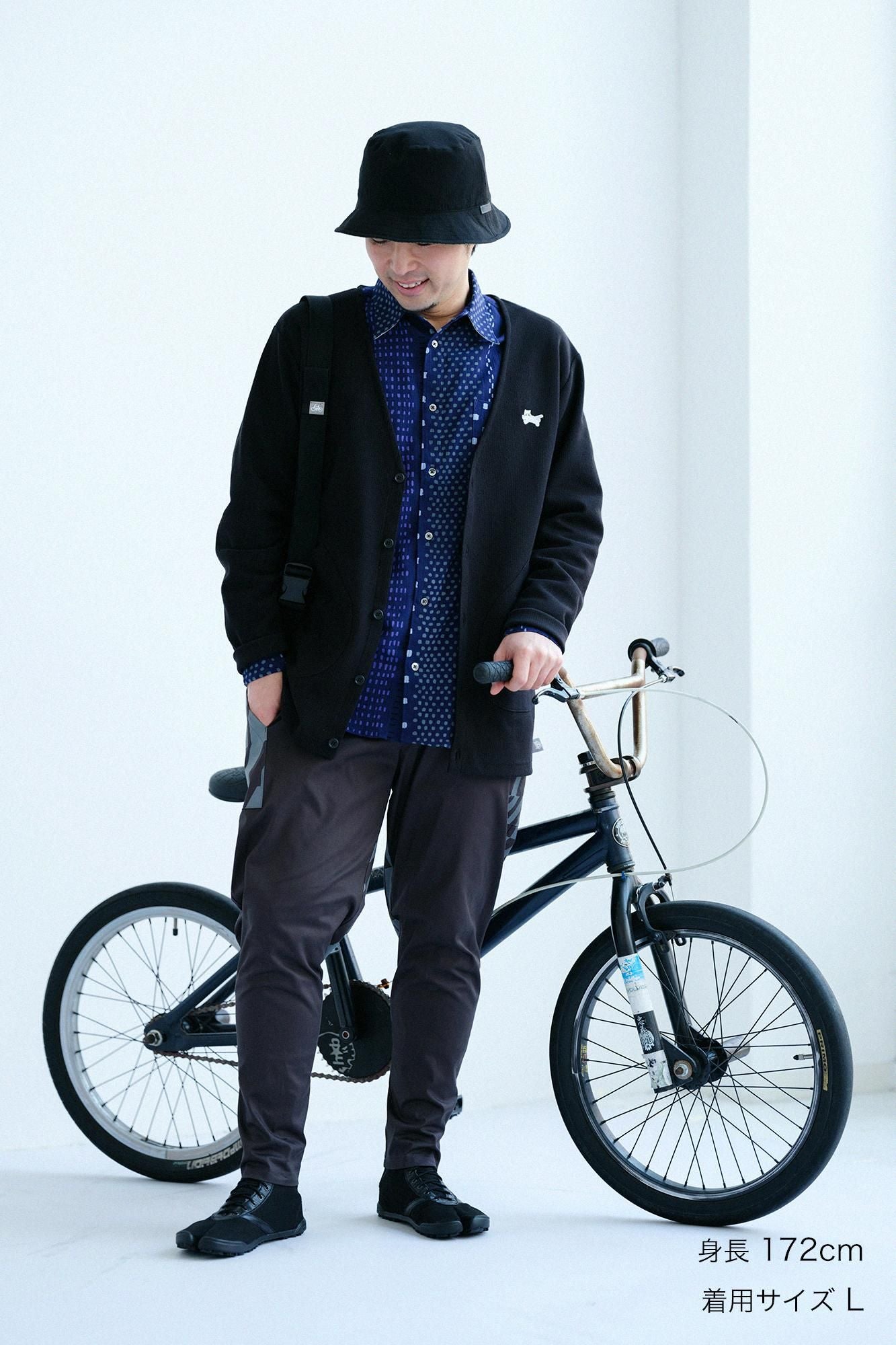 【仅限网购】Kanoko 针织 V 领 L/S 开衫/黑色