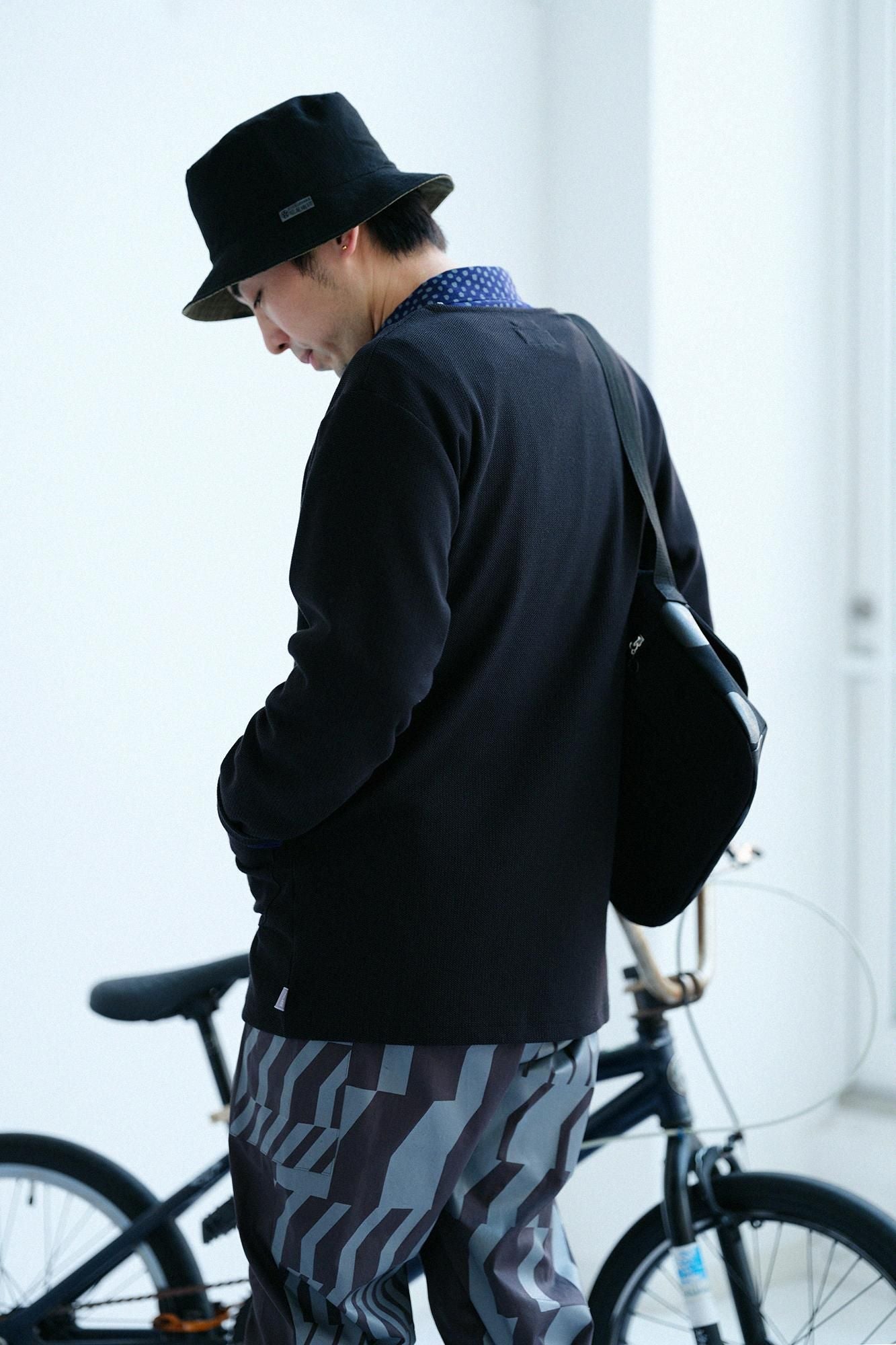 【仅限网购】Kanoko 针织 V 领 L/S 开衫/黑色