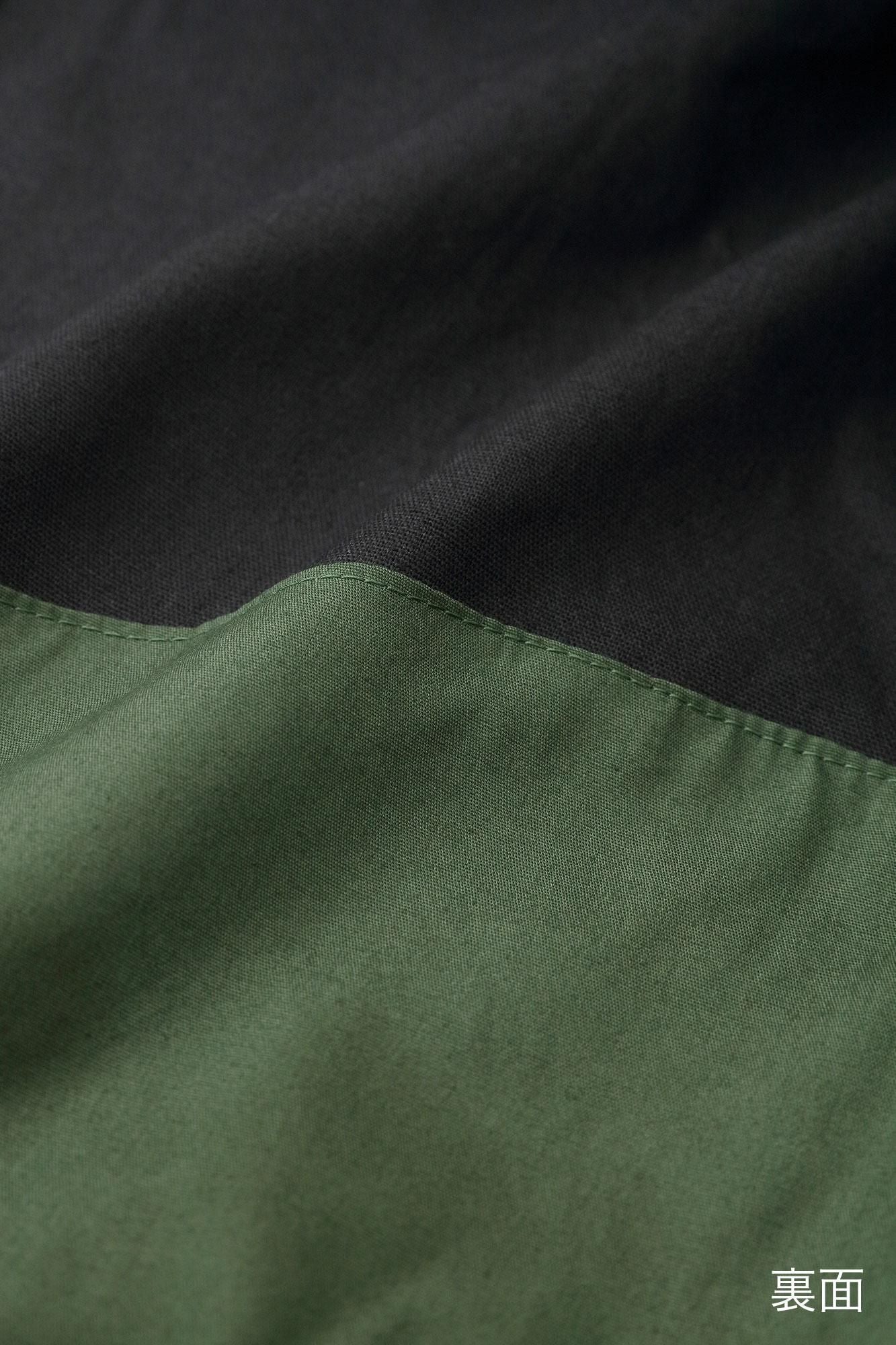 コットンキャンバス ZIP UP フードジャケット/camo SO-SU-U 墨黒(すみくろ)