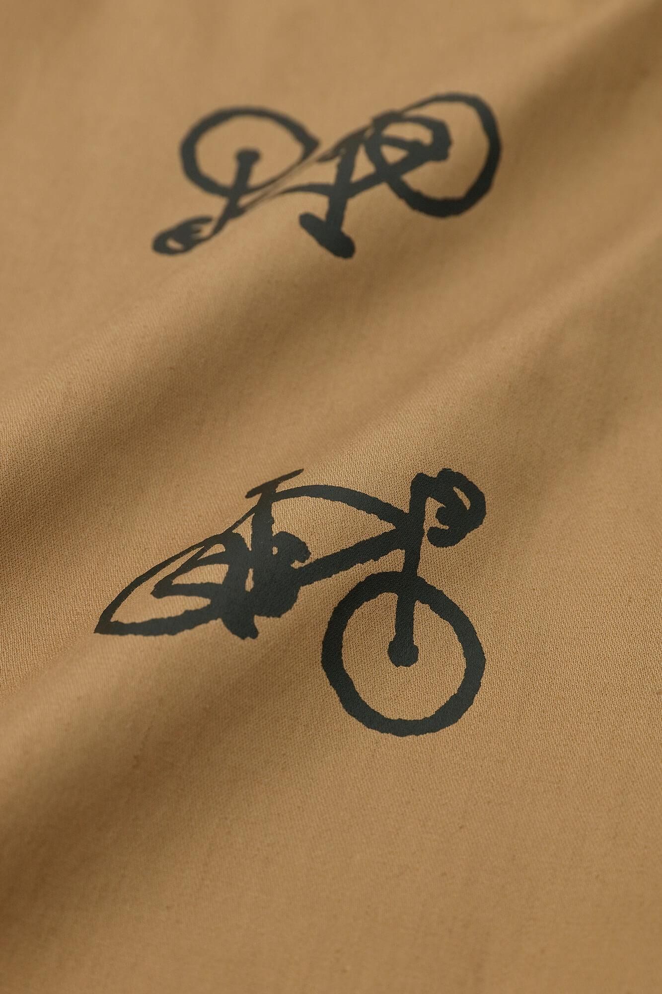 Stretch Ratine Weave BIKE Jodhpur / Brown × Bicycle Craze Everywhere