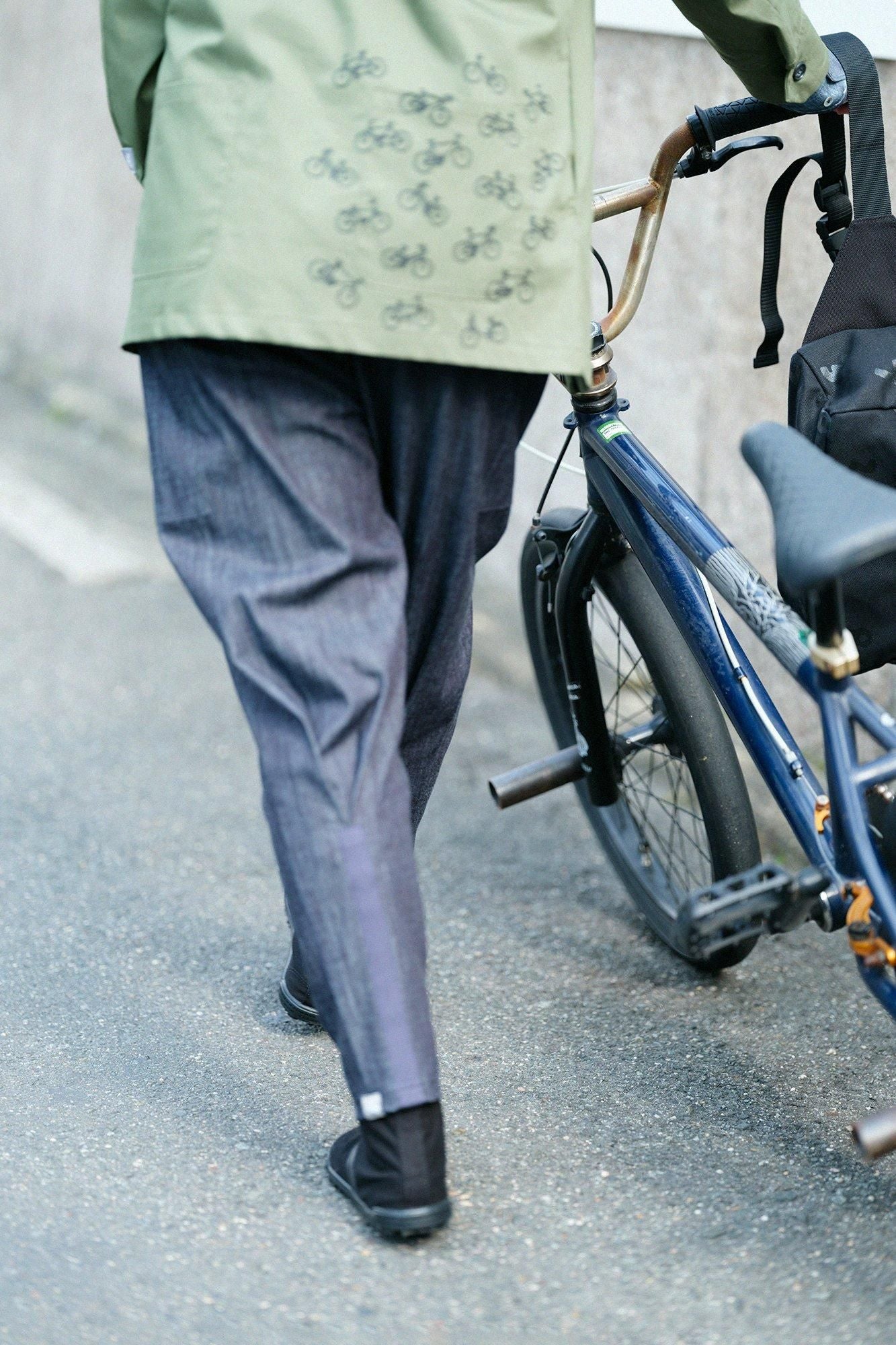 Stretch Denim Bike Jodhpur / Indigo