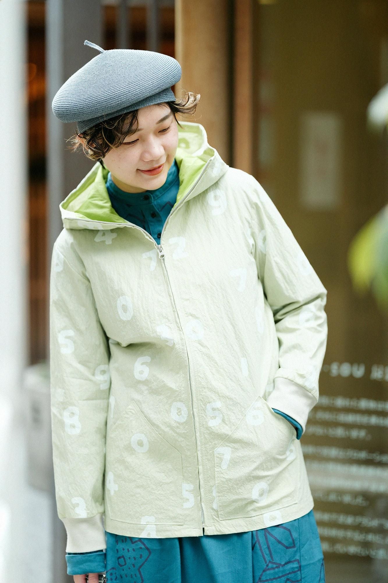 【Online】Typewriter Cloth BIKE Parka/SO-SU-U Young Bud Color