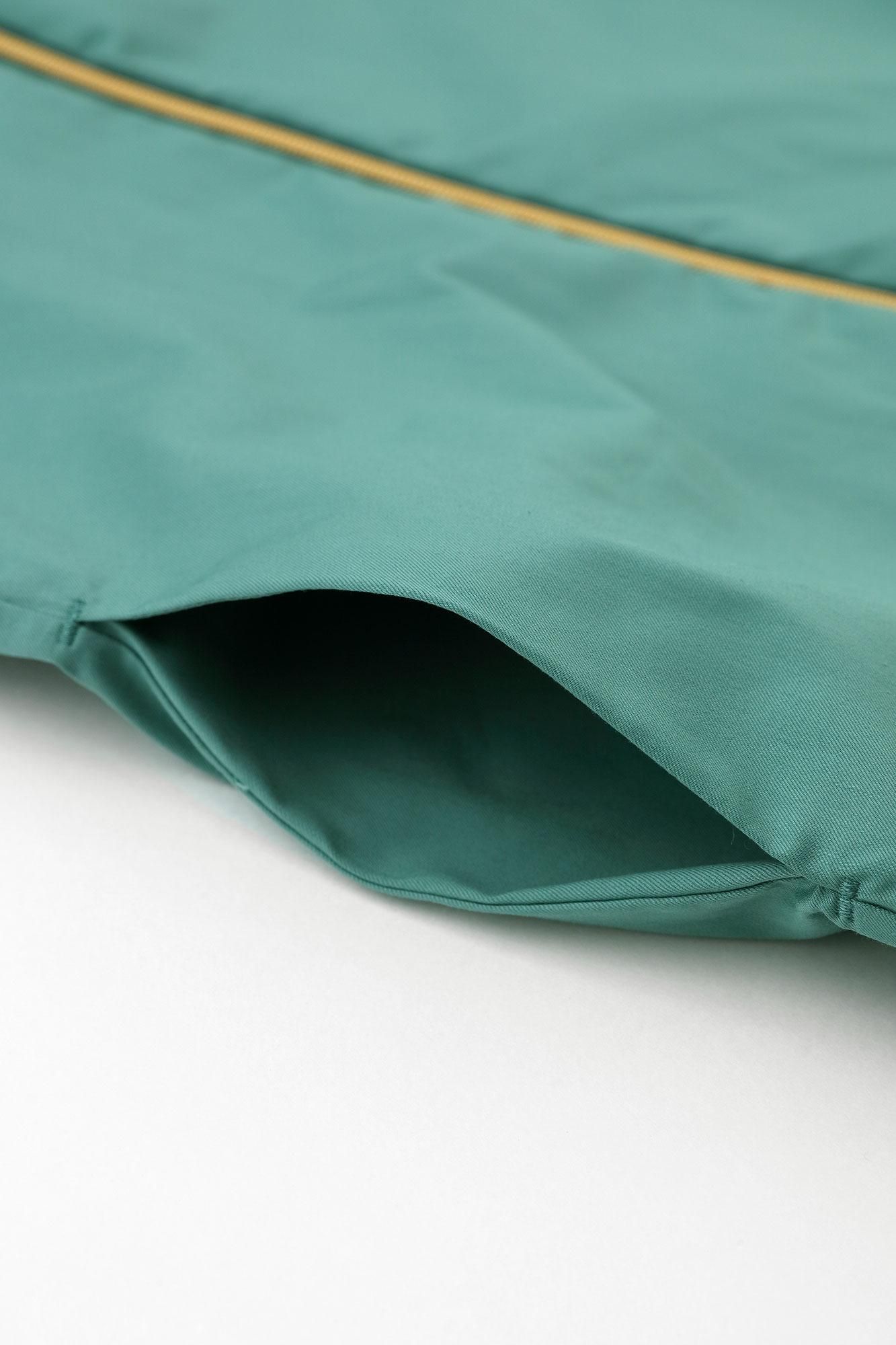 Twill ZIP UP Hooded Jacket / Forest Green