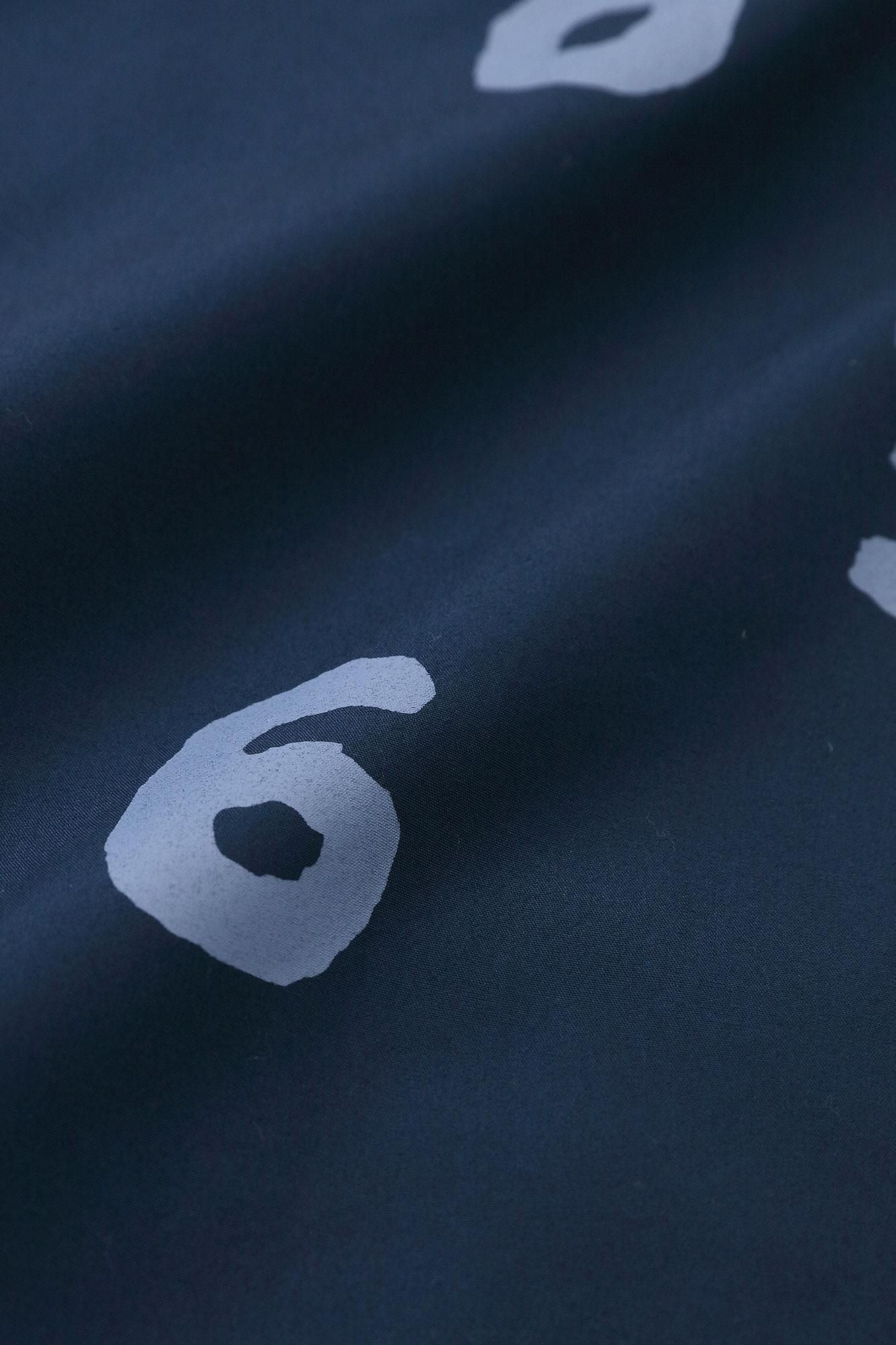 High Density Typewriter Cloth Cargo Jacket / Navy × SO-SU-U