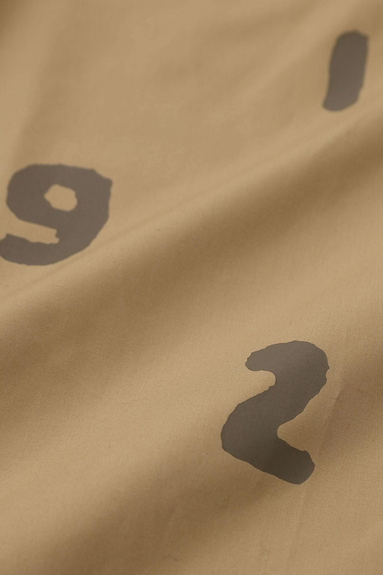 高密度 タイプライタークロス カーゴパンツ/ビスケット×SO-SU-U