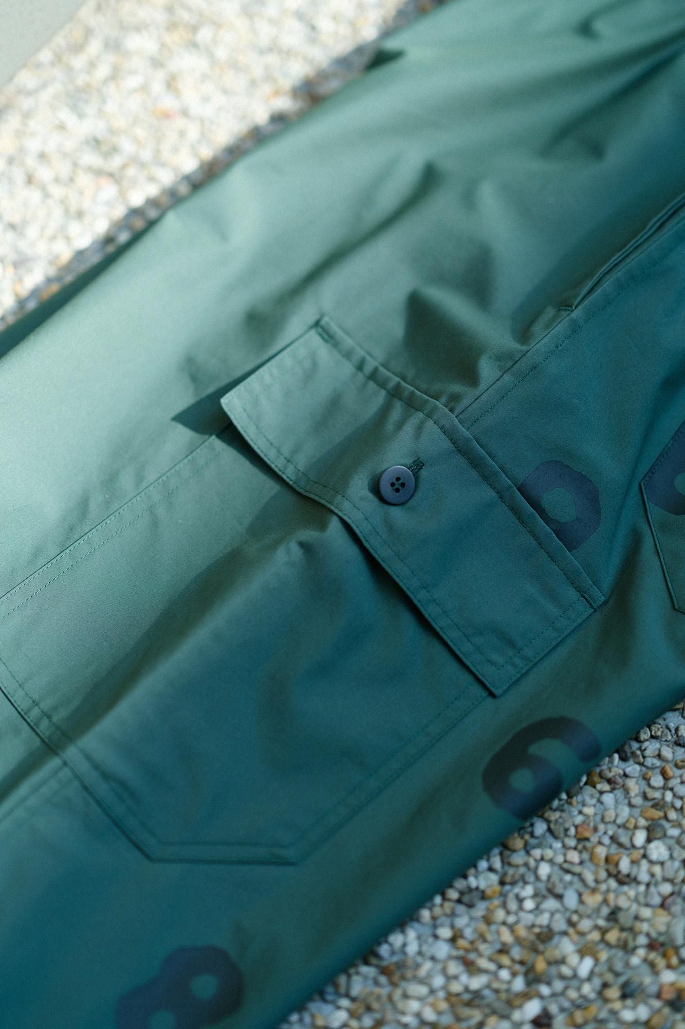 【online한정】고밀도 타입 라이터 크로스 카고팬츠/녹색 xSO-SU-U