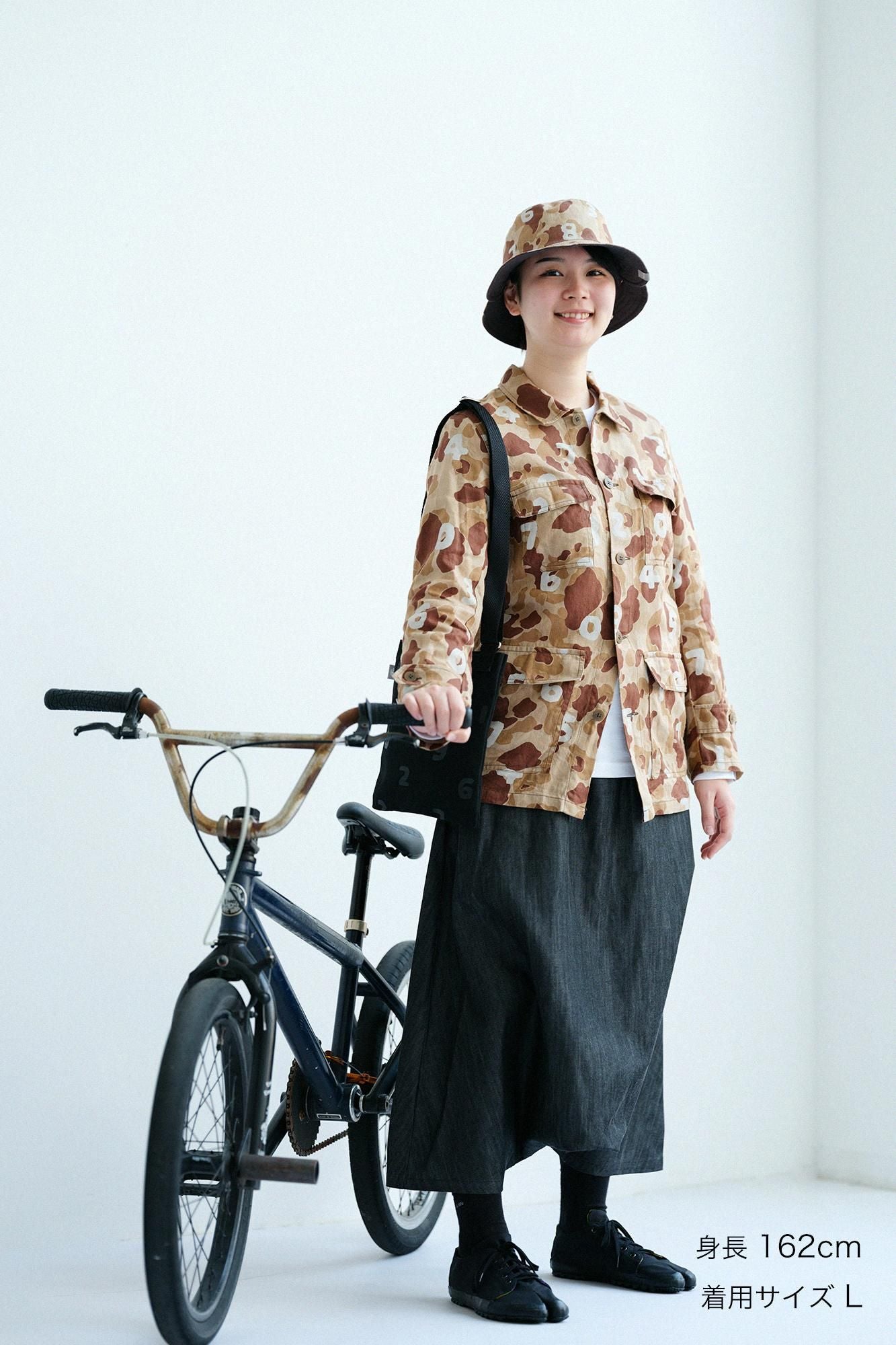 Baumwolle Tencel Light Ounce Denim Daimonjiyama/Heather Black