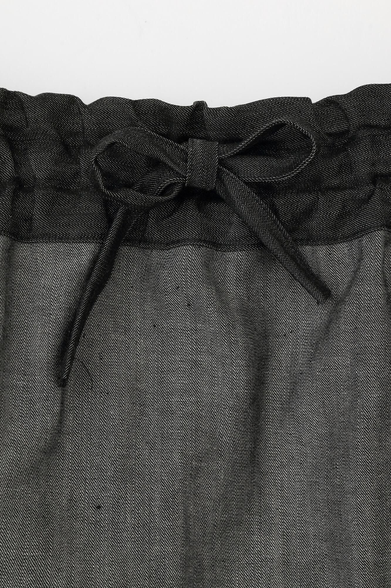 Baumwolle Tencel Light Ounce Denim Daimonjiyama/Heather Black