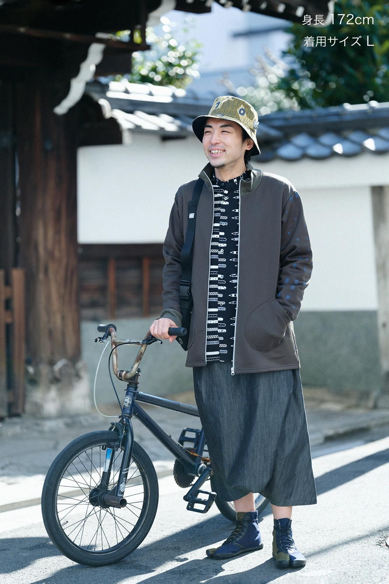 Baumwolle Tencel Light Ounce Denim Daimonjiyama/Heather Black