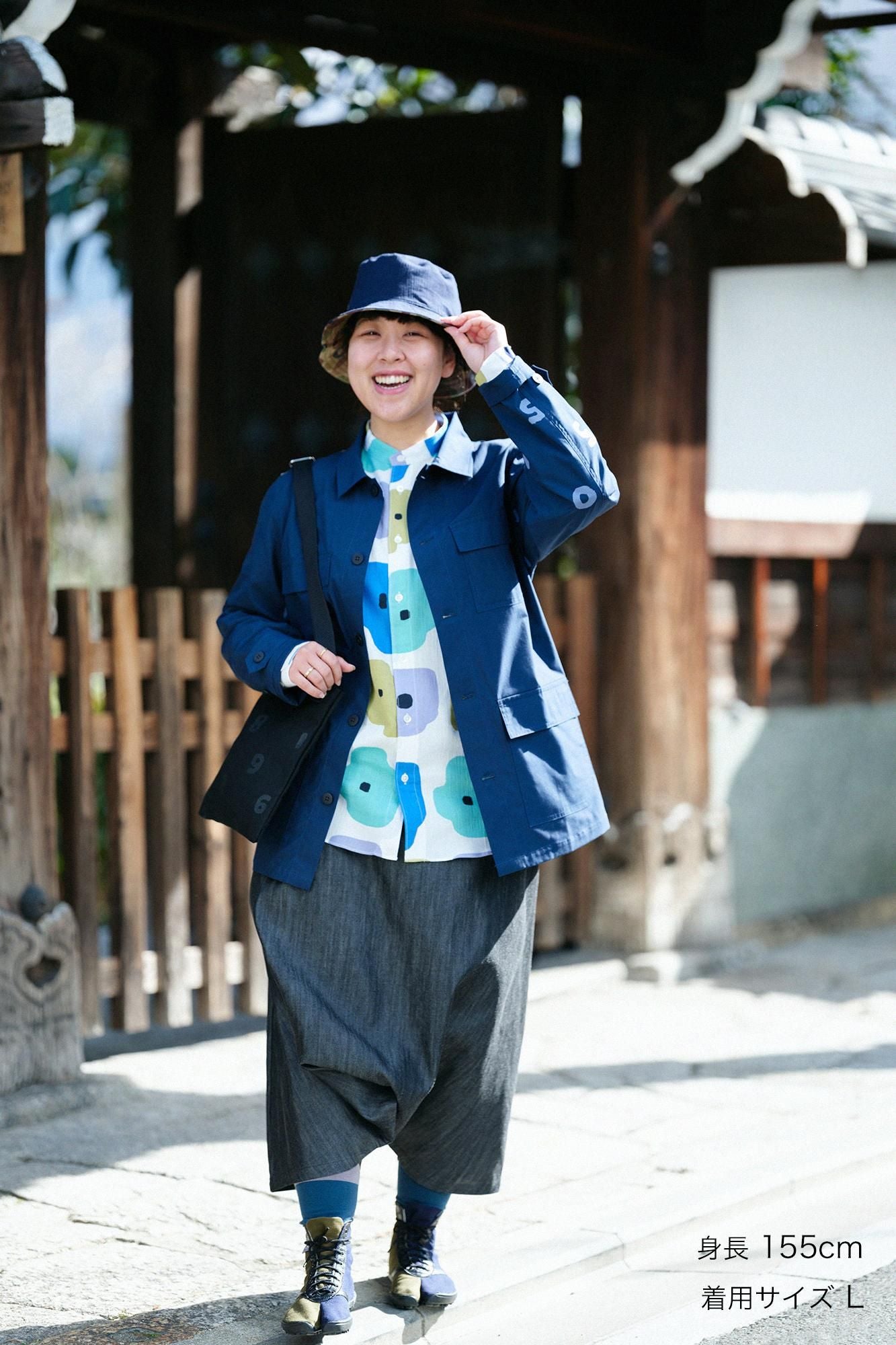 Baumwolle Tencel Light Ounce Denim Daimonjiyama/Heather Black