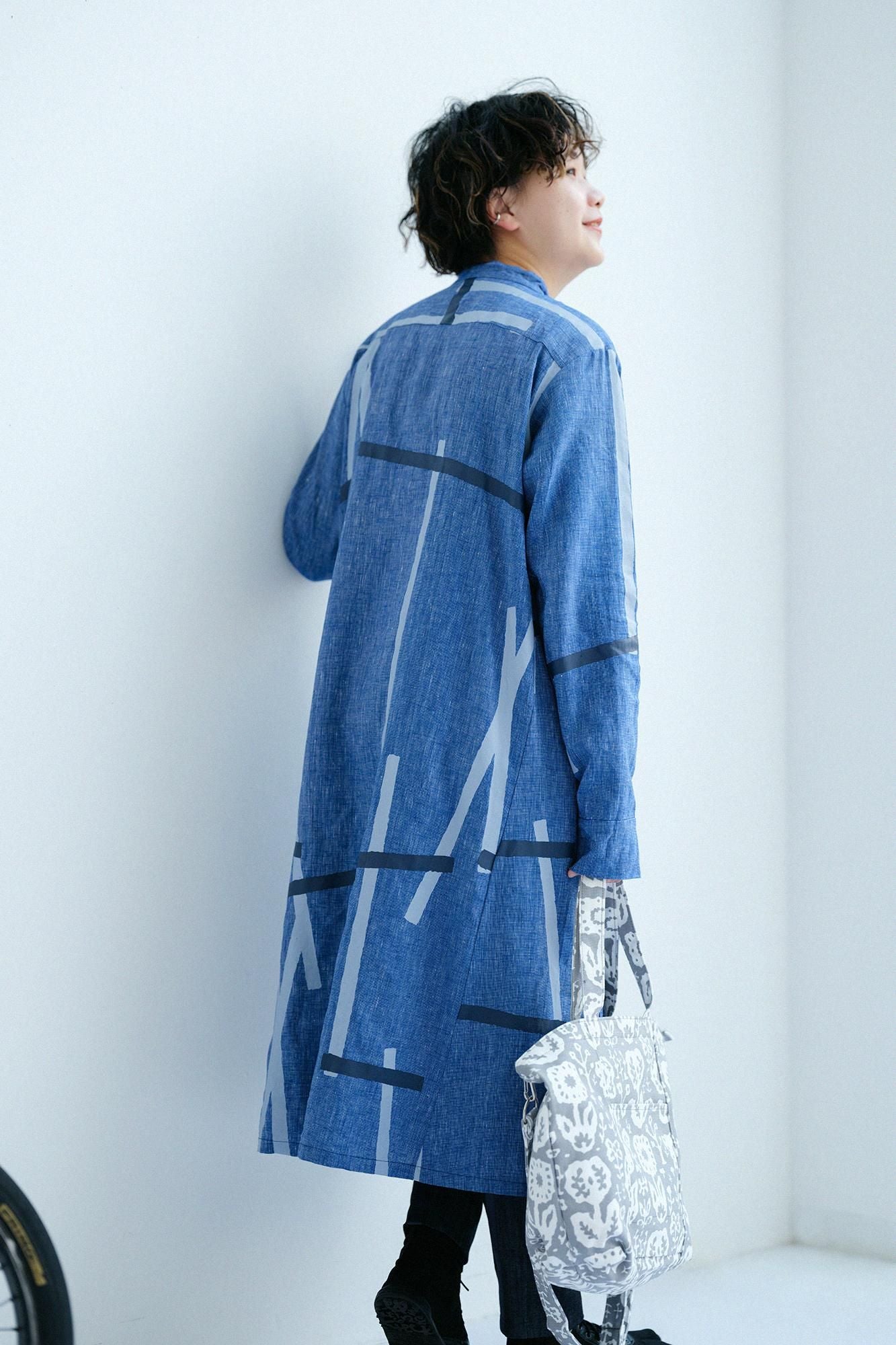 棉布亚麻自行车连衣裙/托比·吉霍·莫库