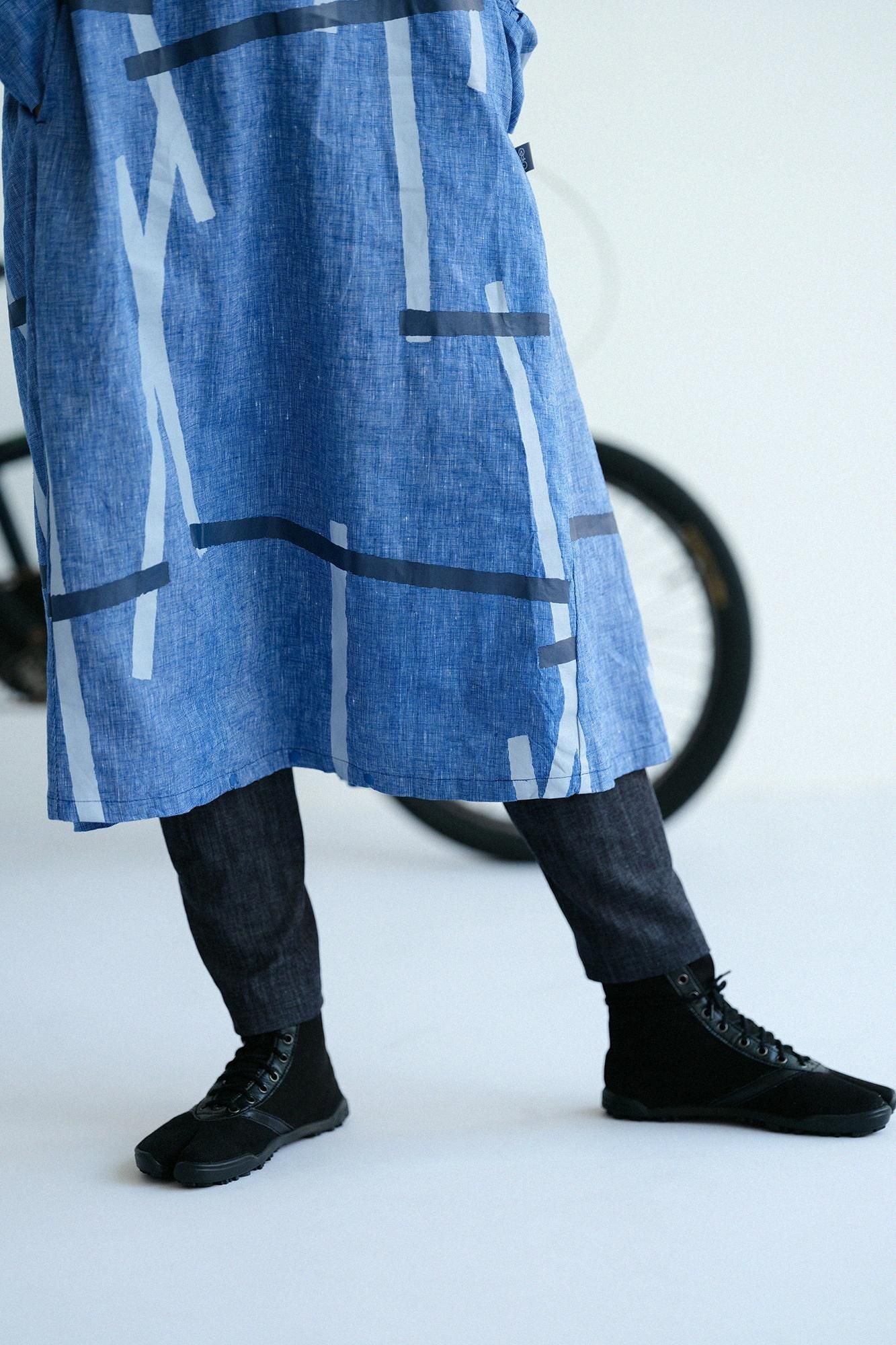 棉布亚麻自行车连衣裙/托比·吉霍·莫库