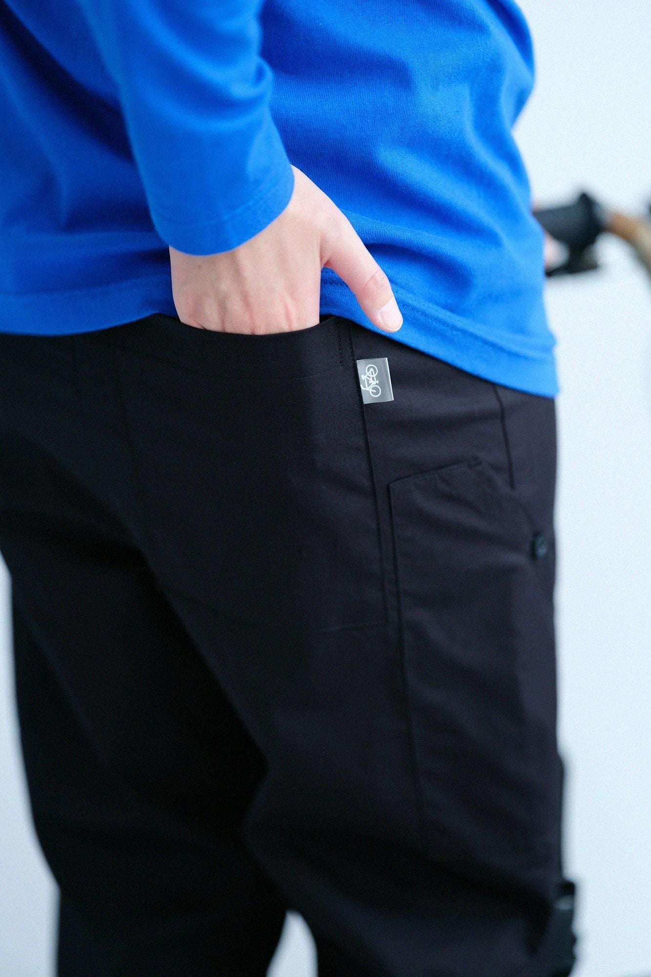 능직 BIKE 스테테코/검은색