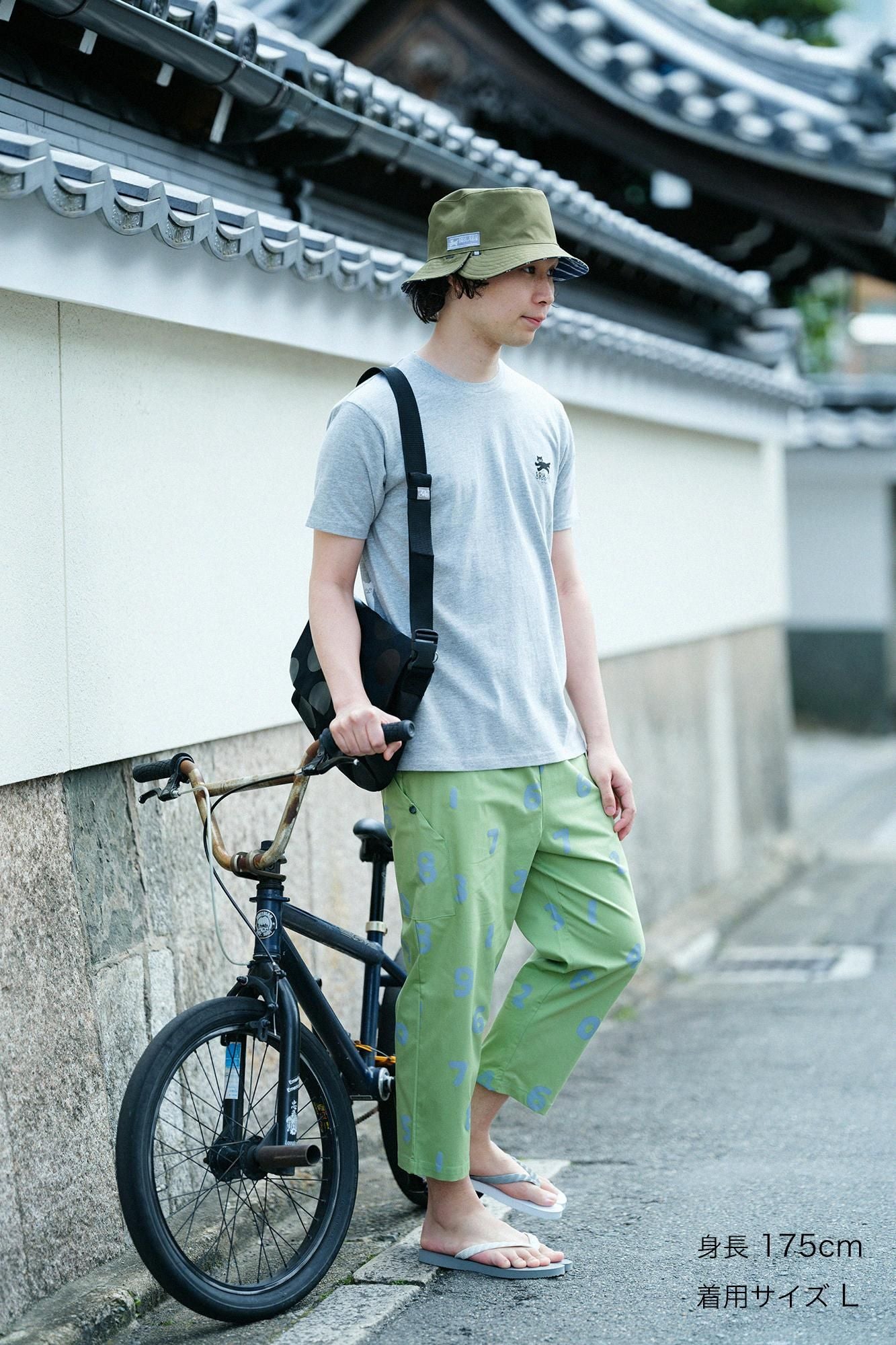 斜纹布 BIKE Suteteko/SO-SU-U 柳色染色