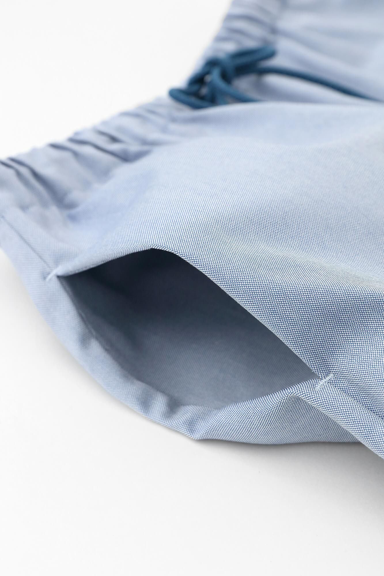 Oxford Fabric Wide Pants / Pale Blue