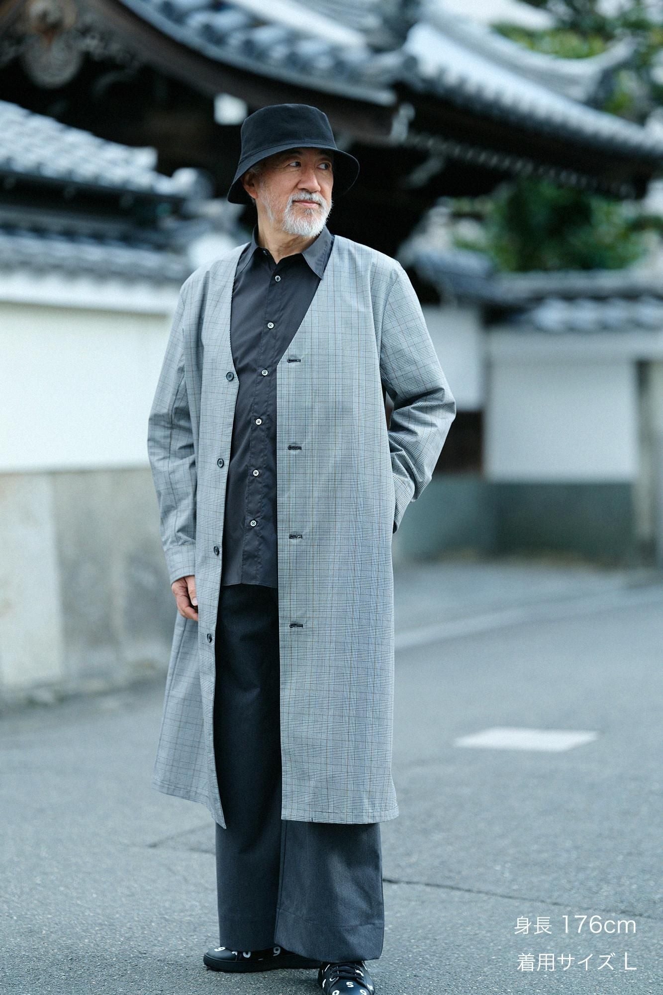 스트레치황소 와이드 팬츠/짙은회색