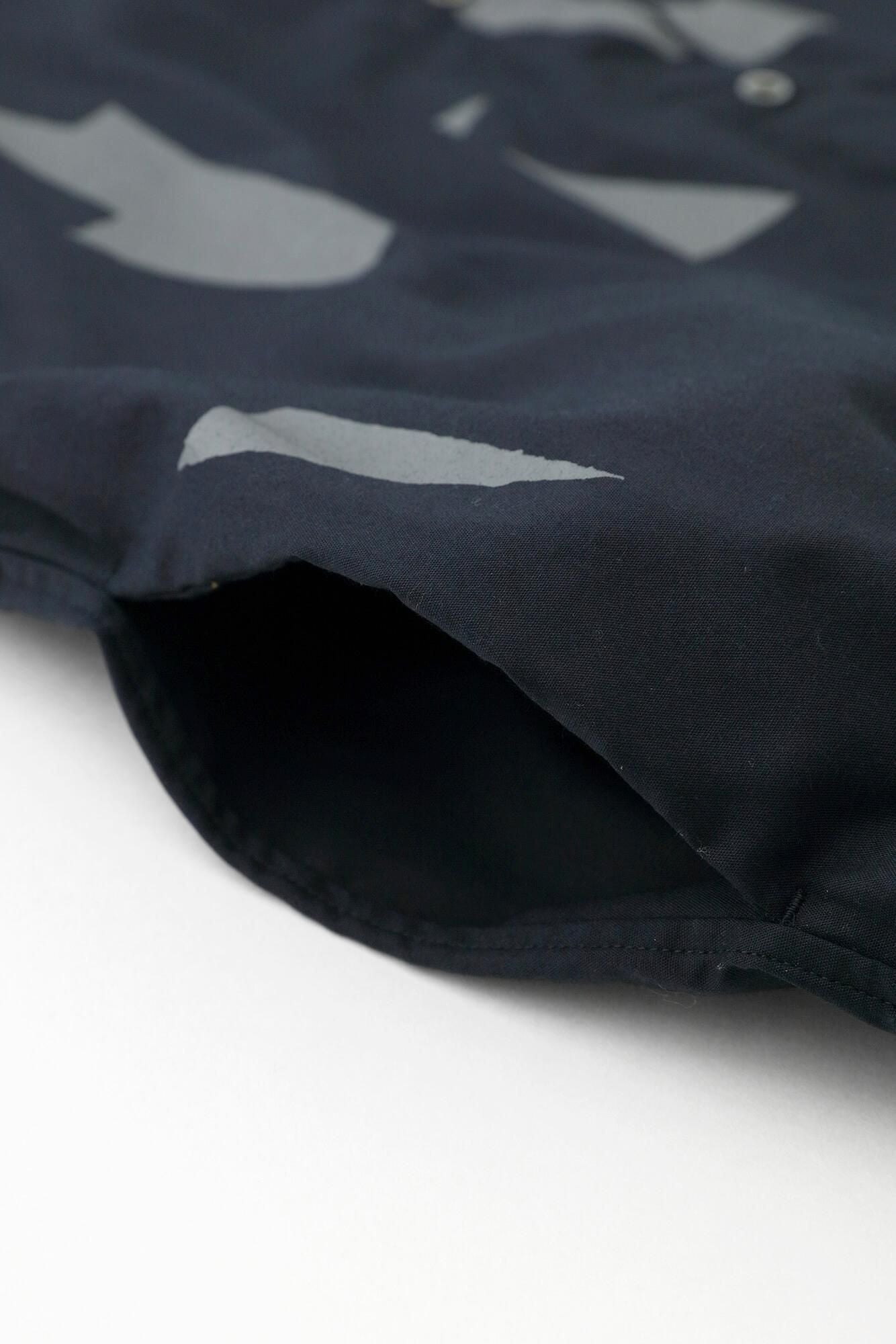 Cotton Tencel Gran Shirt Dress / Thunderbolt Dark Blue